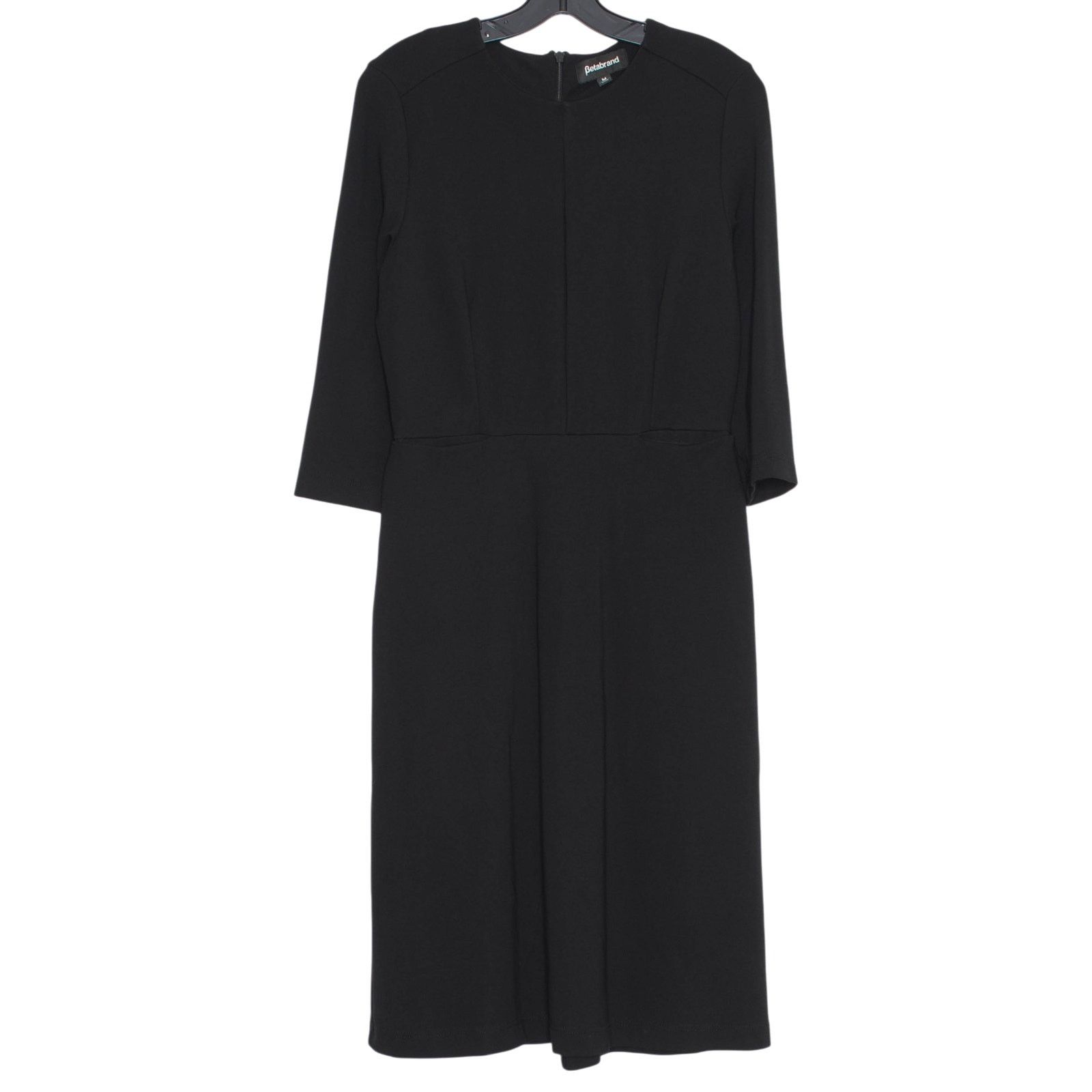 Betabrand Betabrand Ponte Black Dress M Office Business Casual Size M / US 6-8 / IT 42-44 - 1 Thumbnail