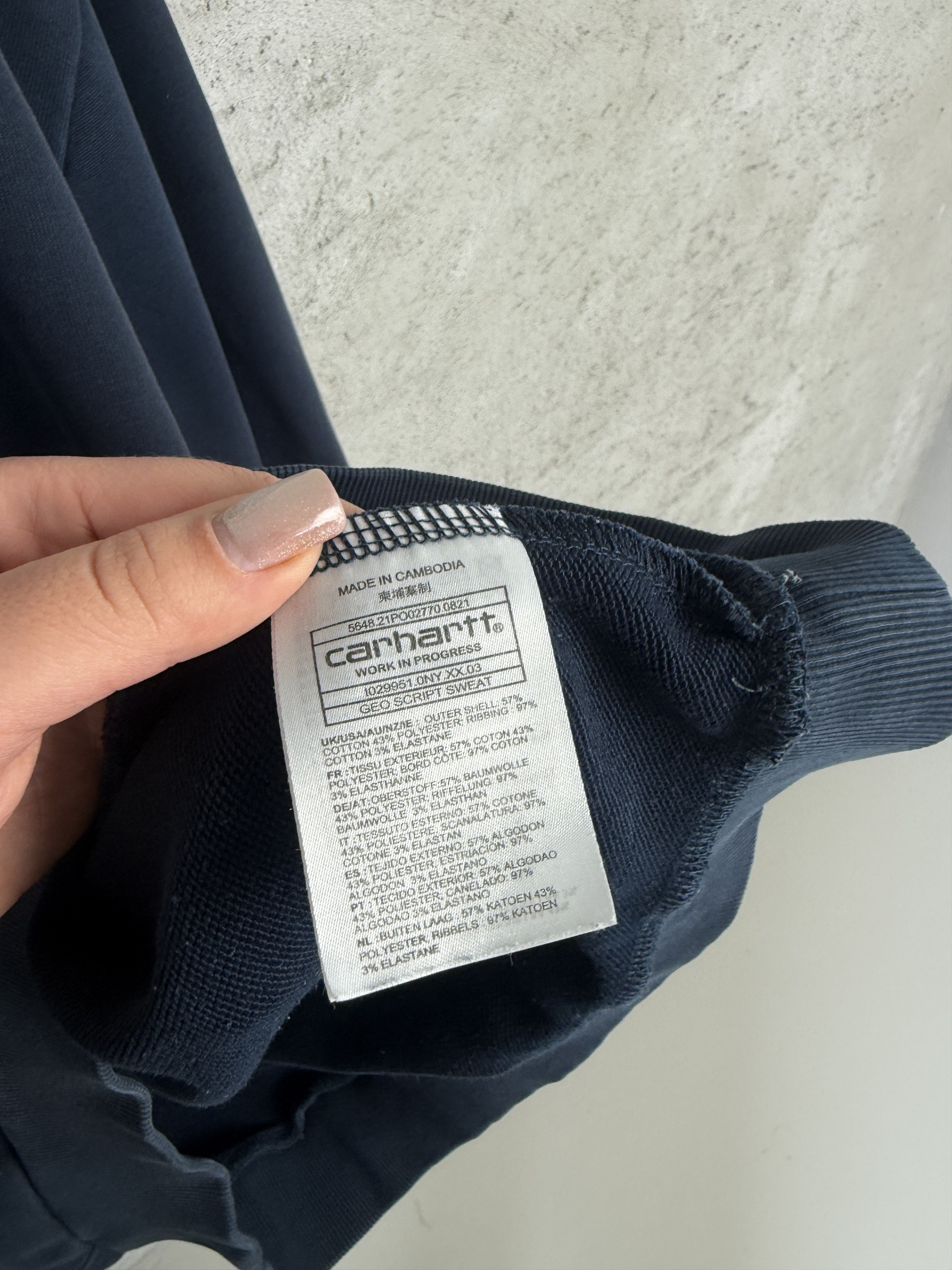 Carhartt Wip Carhartt WIP Geo Script sweatshirt crewneck skate rap Size US L / EU 52-54 / 3 - 5 Thumbnail