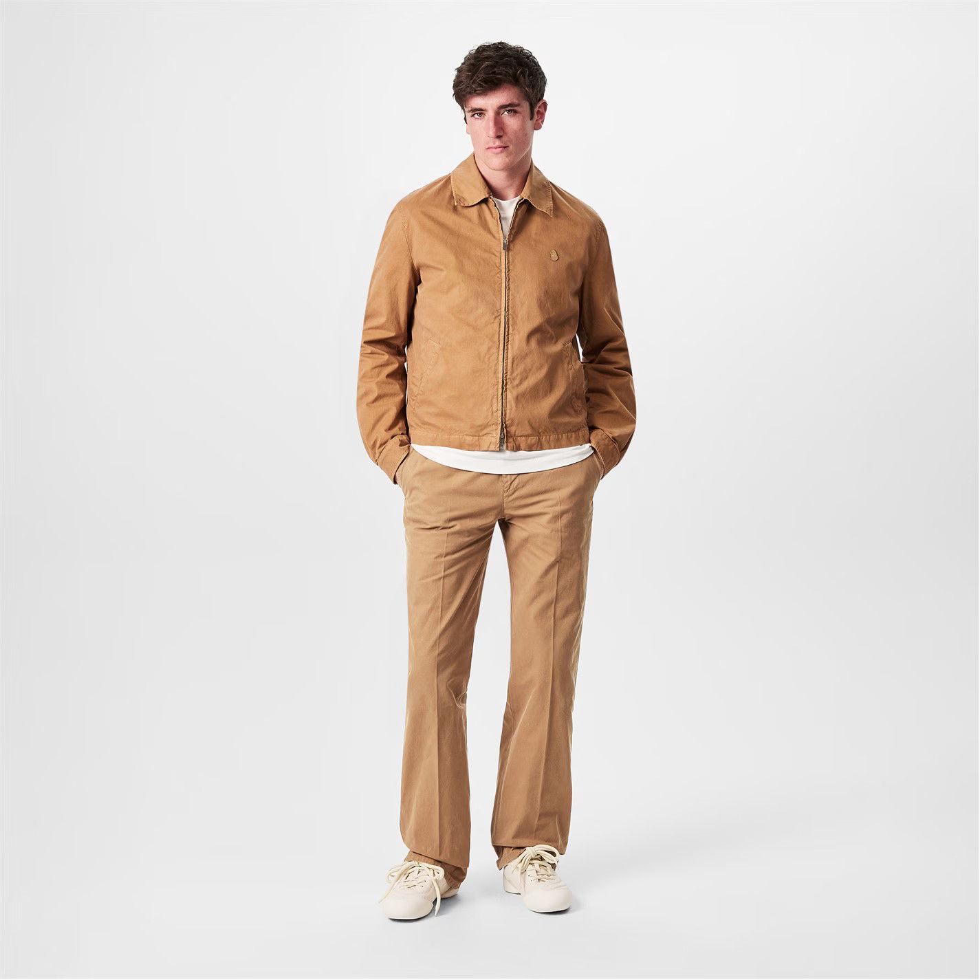 Alexander McQueen o1g2r1mq0326 Low-Rise Tailored Fit Chinos Pants in Sand Size US 32 / EU 48 - 5 Thumbnail