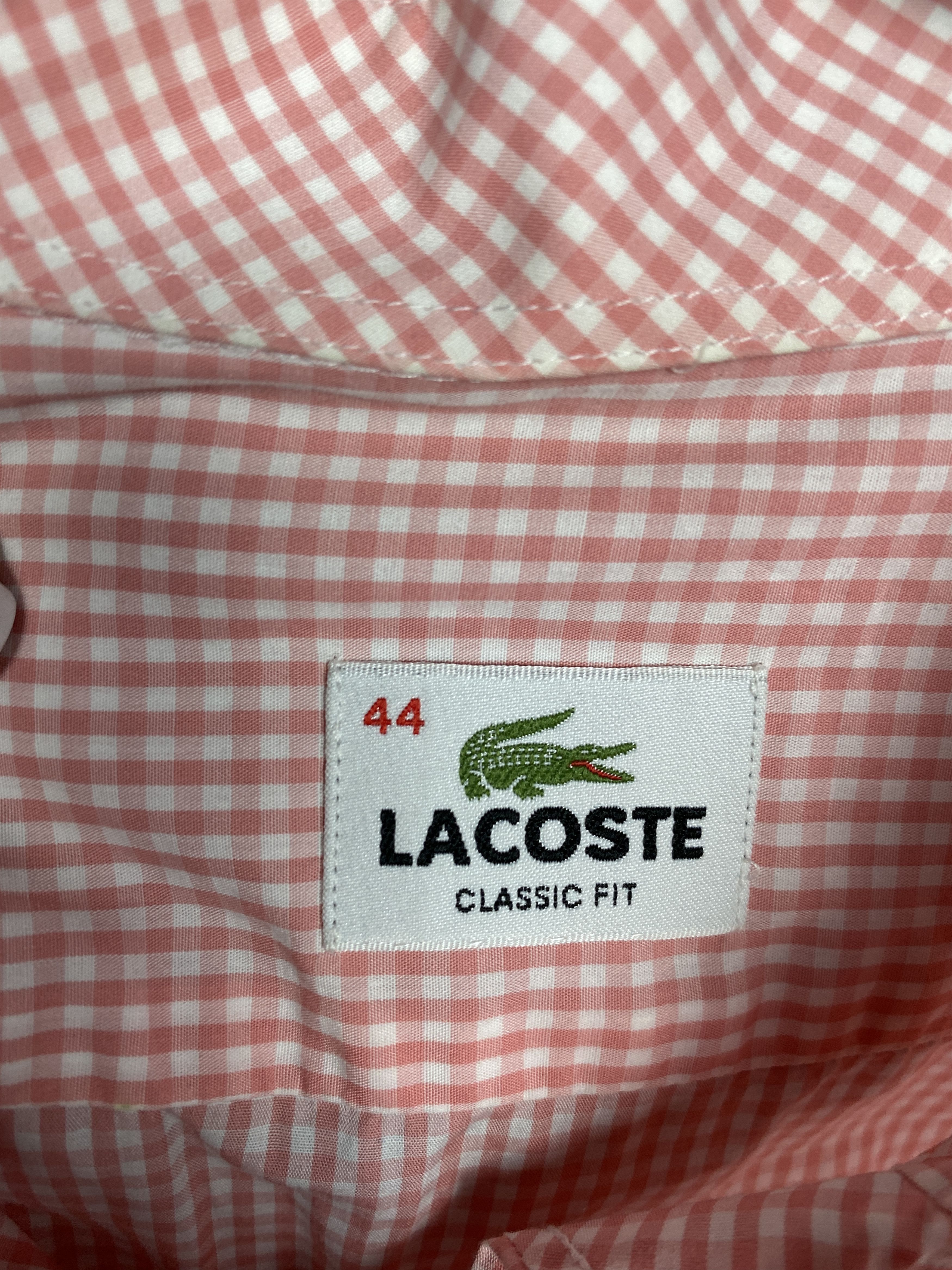 Lacoste Lacoste Vintage Mens Long Sleeve Shirt Size US XL / EU 56 / 4 - 4 Thumbnail