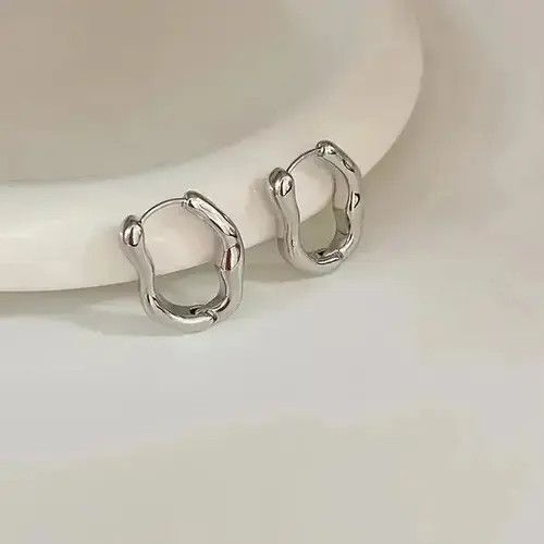 Jewelry Irregular Hoop Earring Size ONE SIZE - 2 Thumbnail