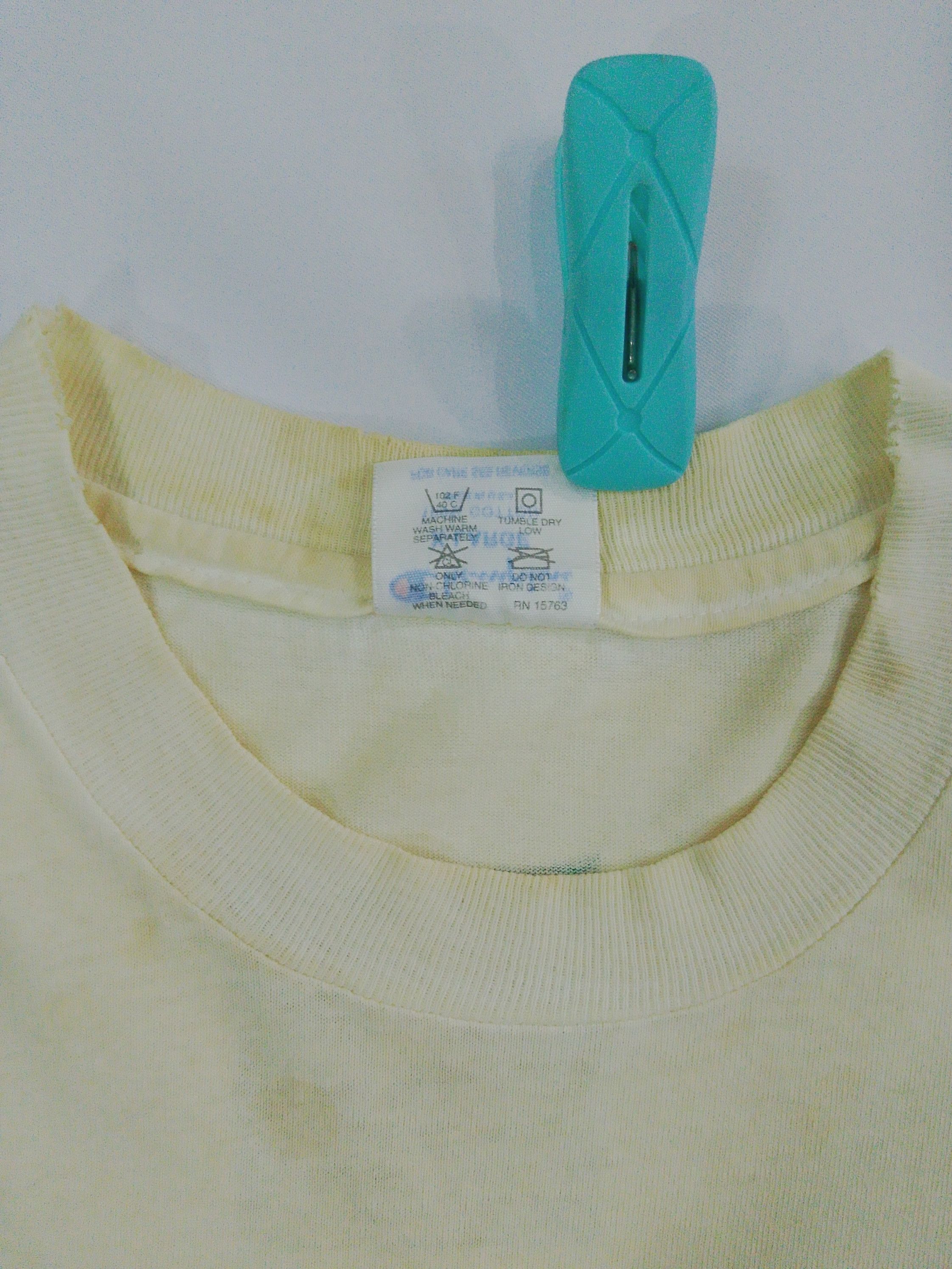 Champion Vintage Champion USA made Tee XL – Distressed Faded Yellow Size US XL / EU 56 / 4 - 8 Thumbnail