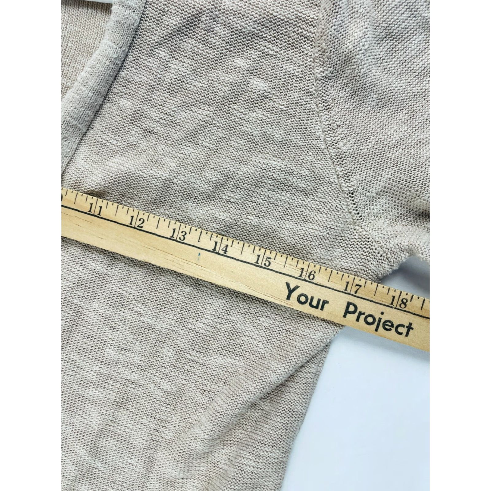 Gap Gap Cardigan Sweater Women's S Tan Open Ribbed Long Sleeve Modern Stretch Breathable Regular Size S / US 4 / IT 40 - 4 Thumbnail