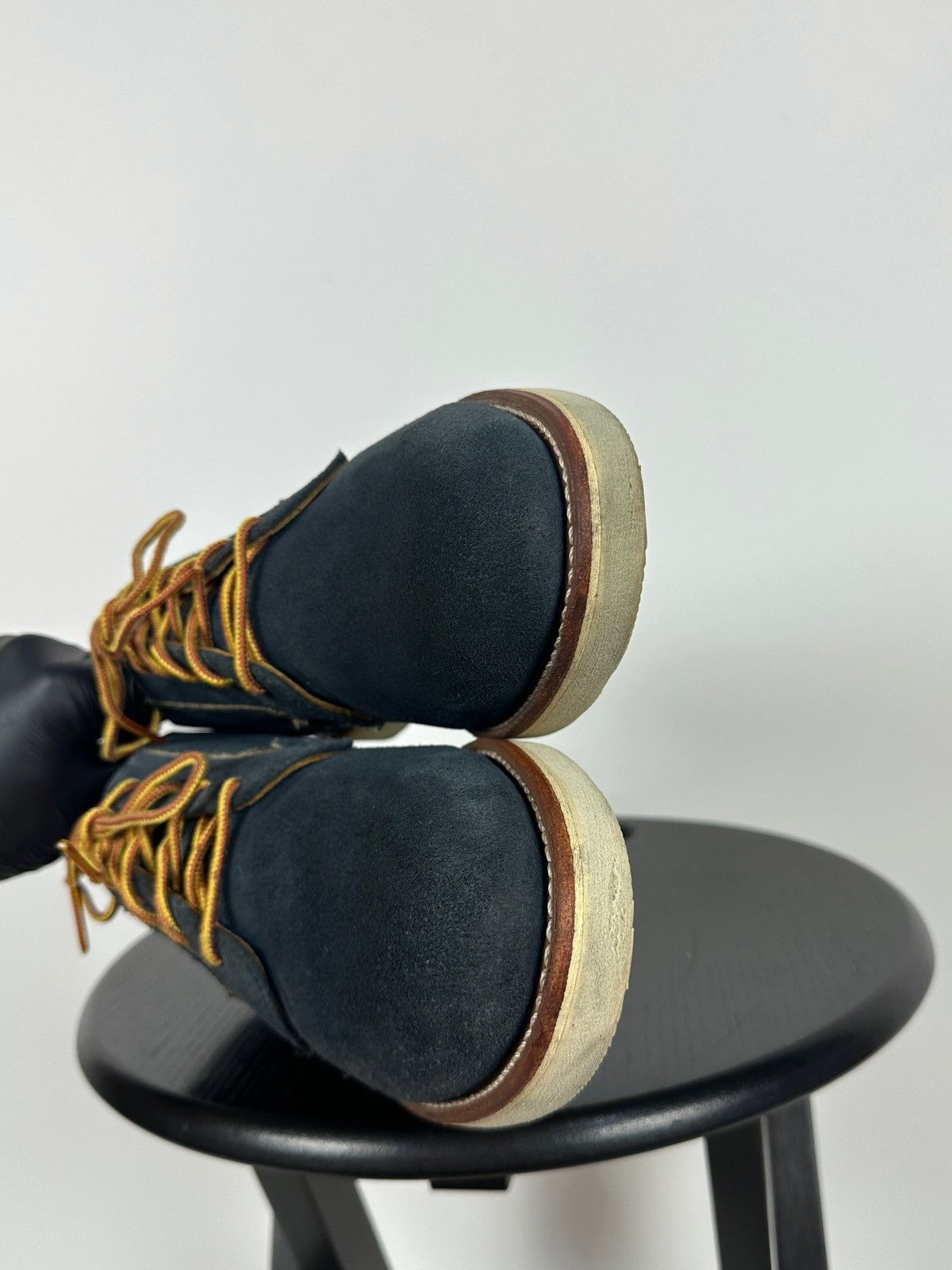 Red Wing Red Wing Postman Navy Blue Suede Oxford Shoes Size US 9 / EU 42 - 22 Thumbnail