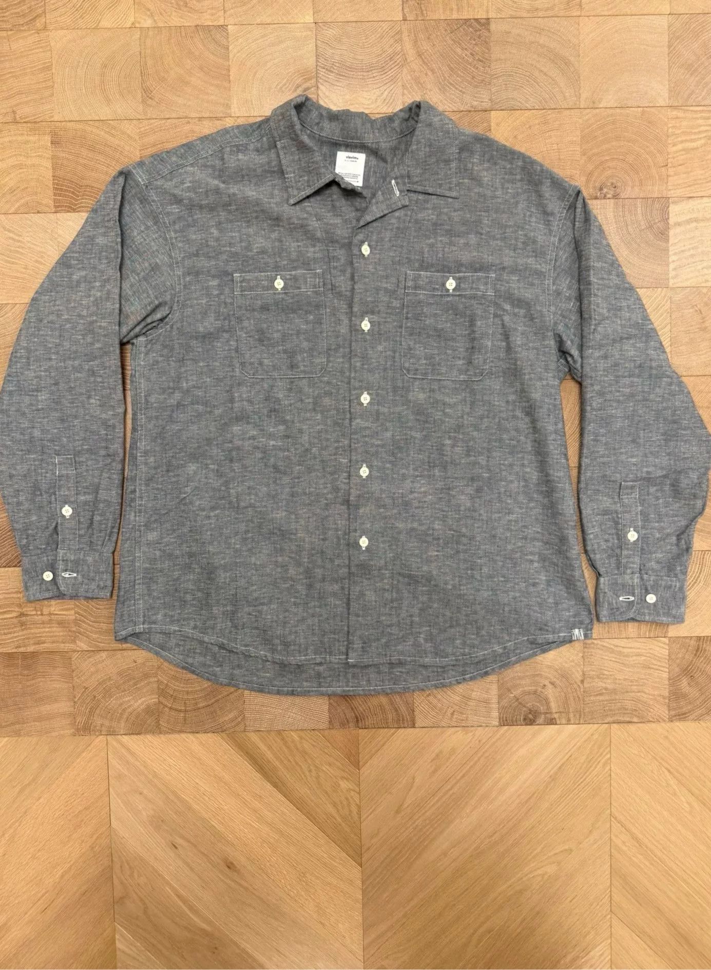 Visvim visvim Lumber Chambray Shirt Size US XL / EU 56 / 4 - 1 Thumbnail