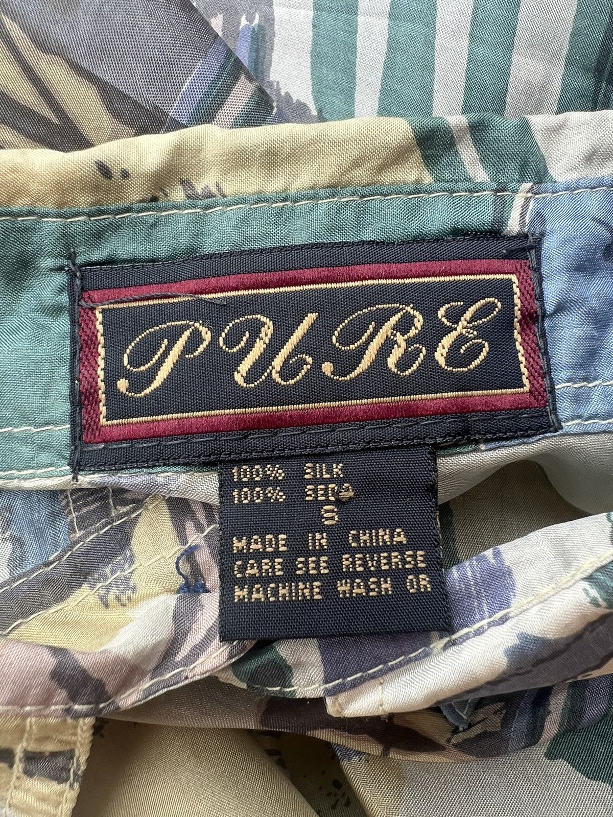 Vintage RARE! Vintage 90s PURE 100% Silk Oversized Hawaiian Shirt Size US M / EU 48-50 / 2 - 20 Thumbnail
