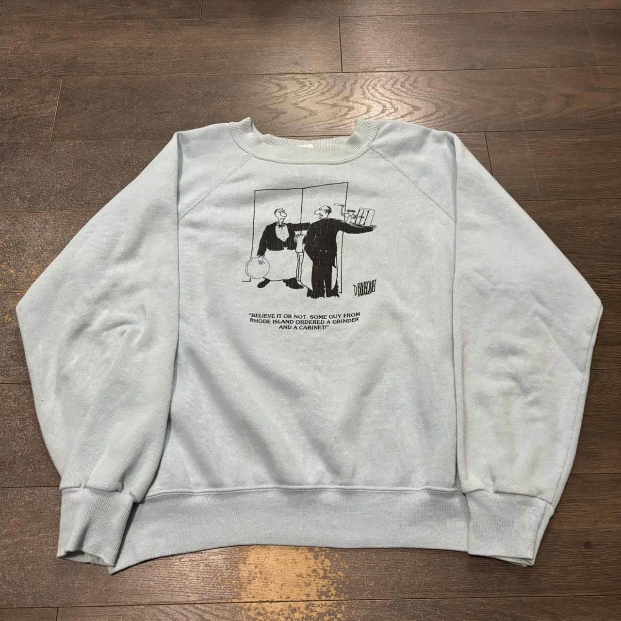Designer vintage Don Bousquet rhode island sweatshirt 80s funny Size US M / EU 48-50 / 2 - 2 Thumbnail