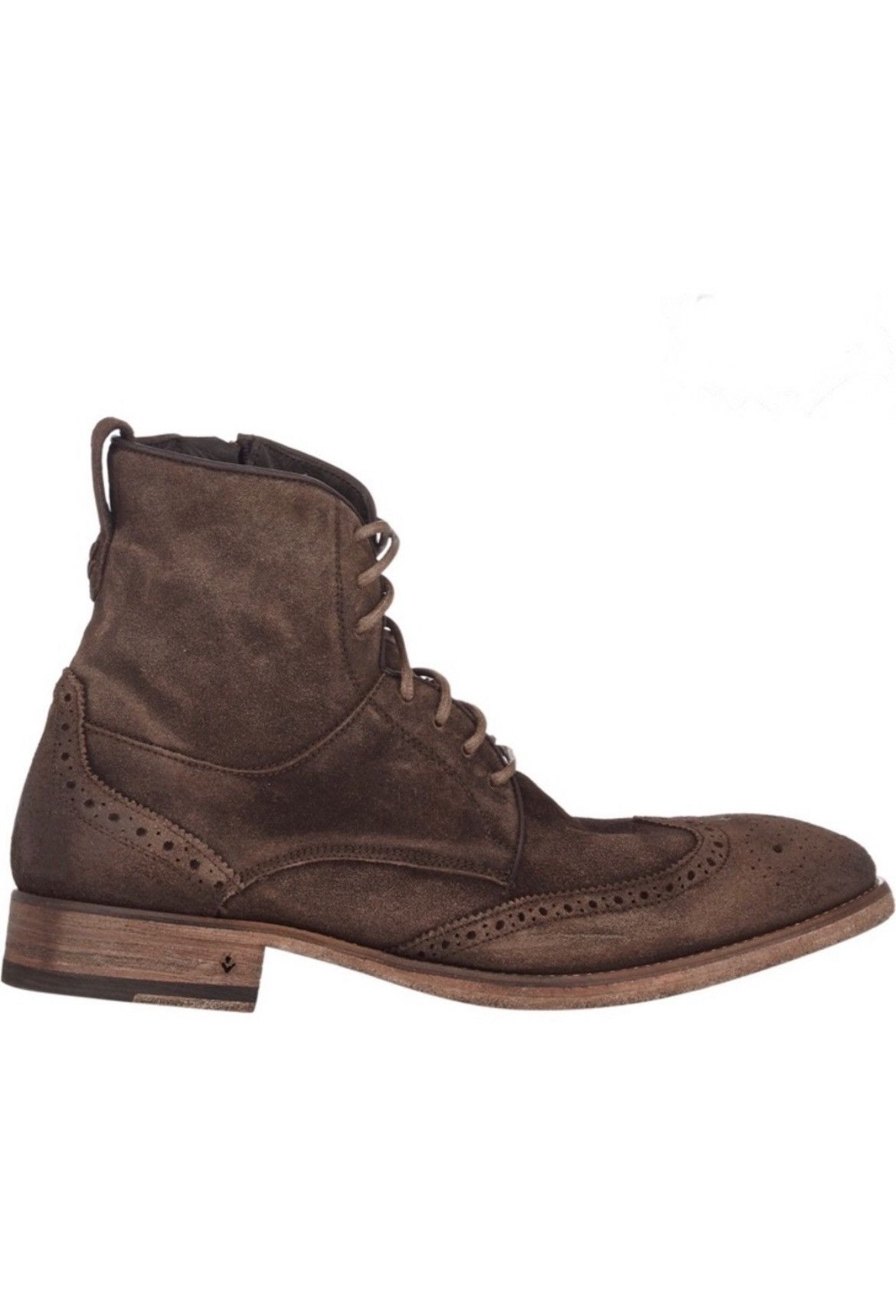 John Varvatos Brown Suede Zip boot 9.5 Size US 9.5 / EU 42-43 - 1 Thumbnail