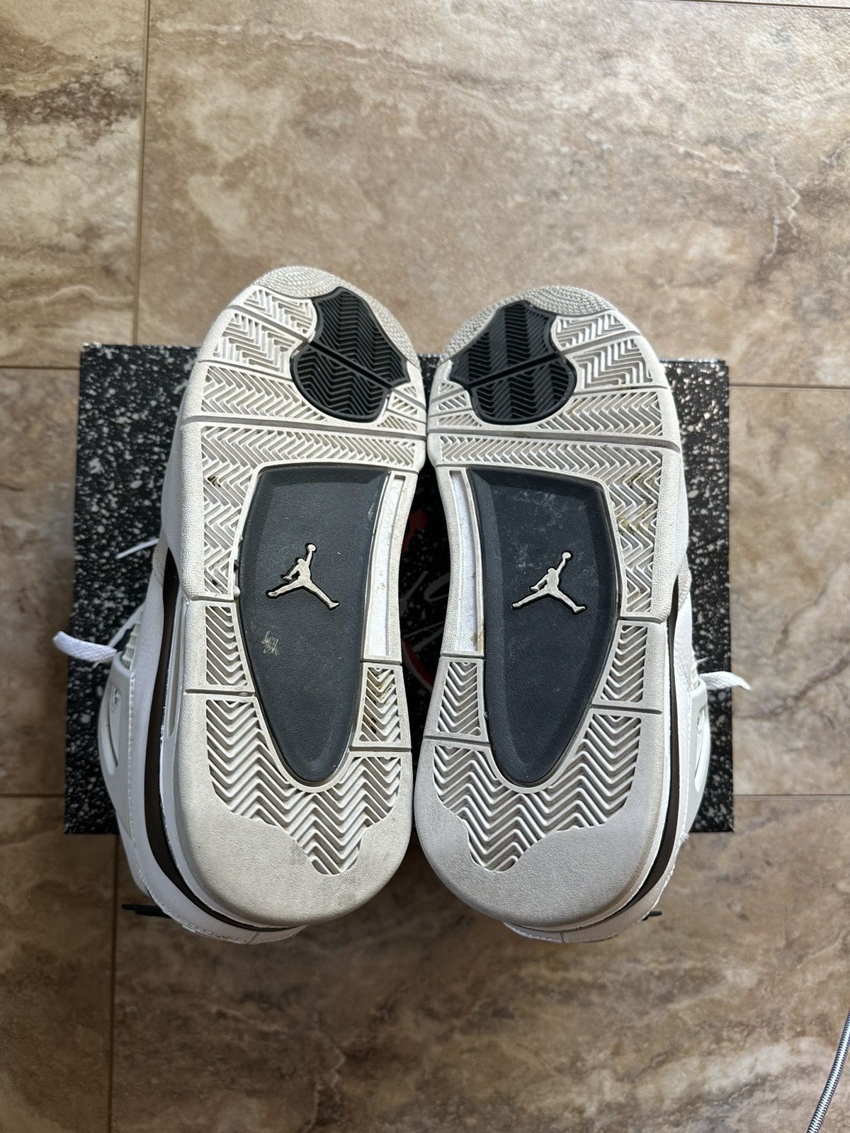 Nike Jordan 4 Military Black Size 13 Size US 13 / EU 46 - 4 Thumbnail