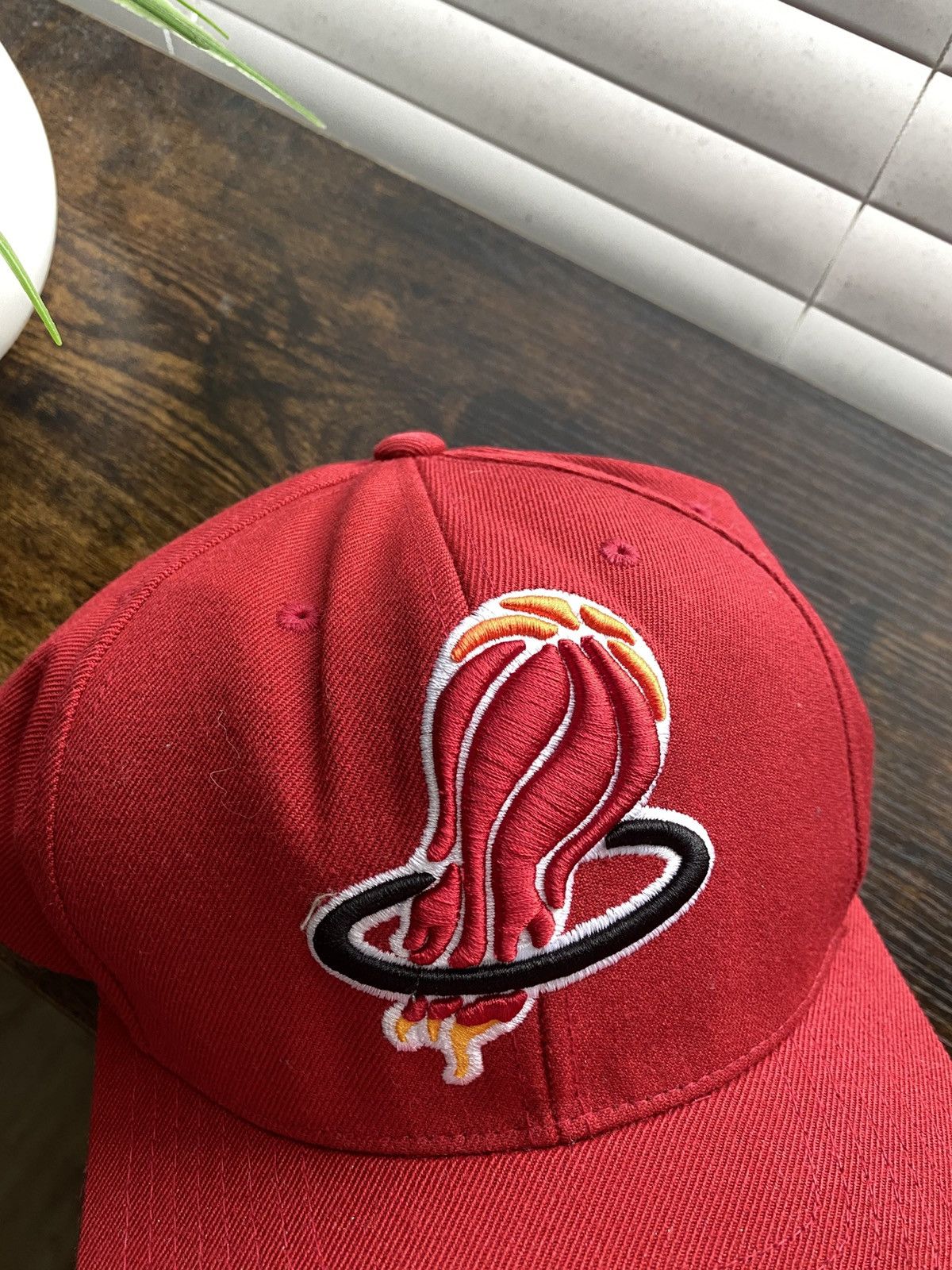 Mitchell & Ness Miami Heat Mitchell & Ness Snapback Hat Size ONE SIZE - 3 Thumbnail