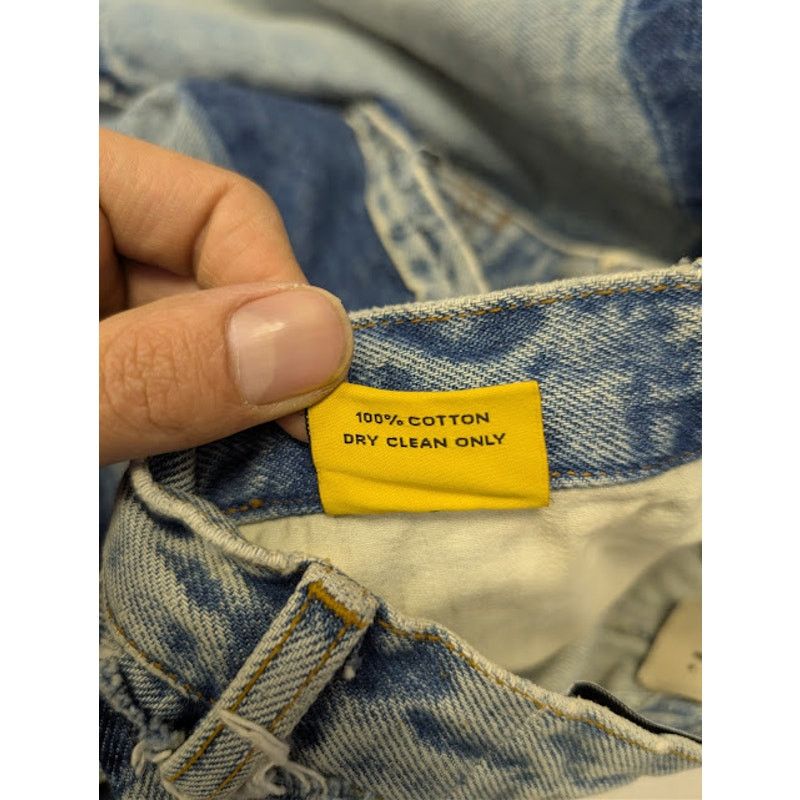 Gallery Dept. o1rshd1 Patchwork Flared Denim Jeans in Indigo Blue Size US 30 / EU 46 - 22 Thumbnail