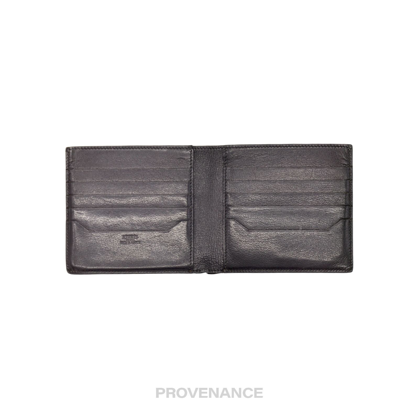 Hermes 🔴 Hermès 10CC Compact Wallet - Black Noir Box Calfskin Size ONE SIZE - 6 Thumbnail