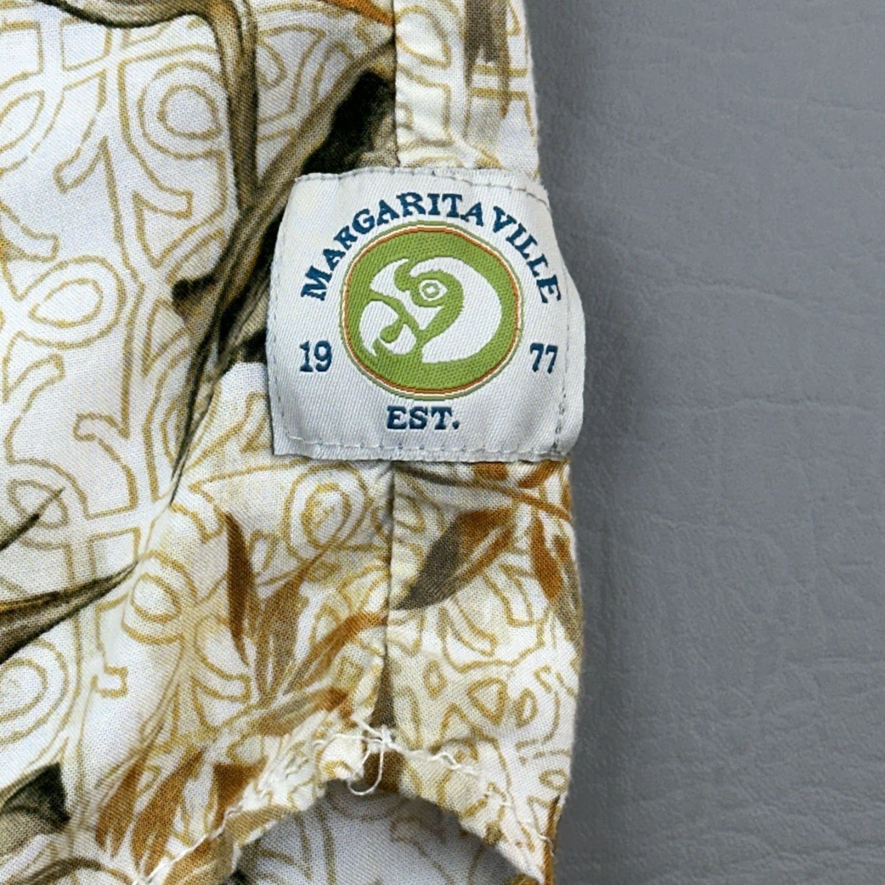 Paradise Margaritaville Shirt Mens 2XL Rayon Birds Of Paradise Floral Print Hawaiian Shirt Size US XXL / EU 58 / 5 - 4 Thumbnail