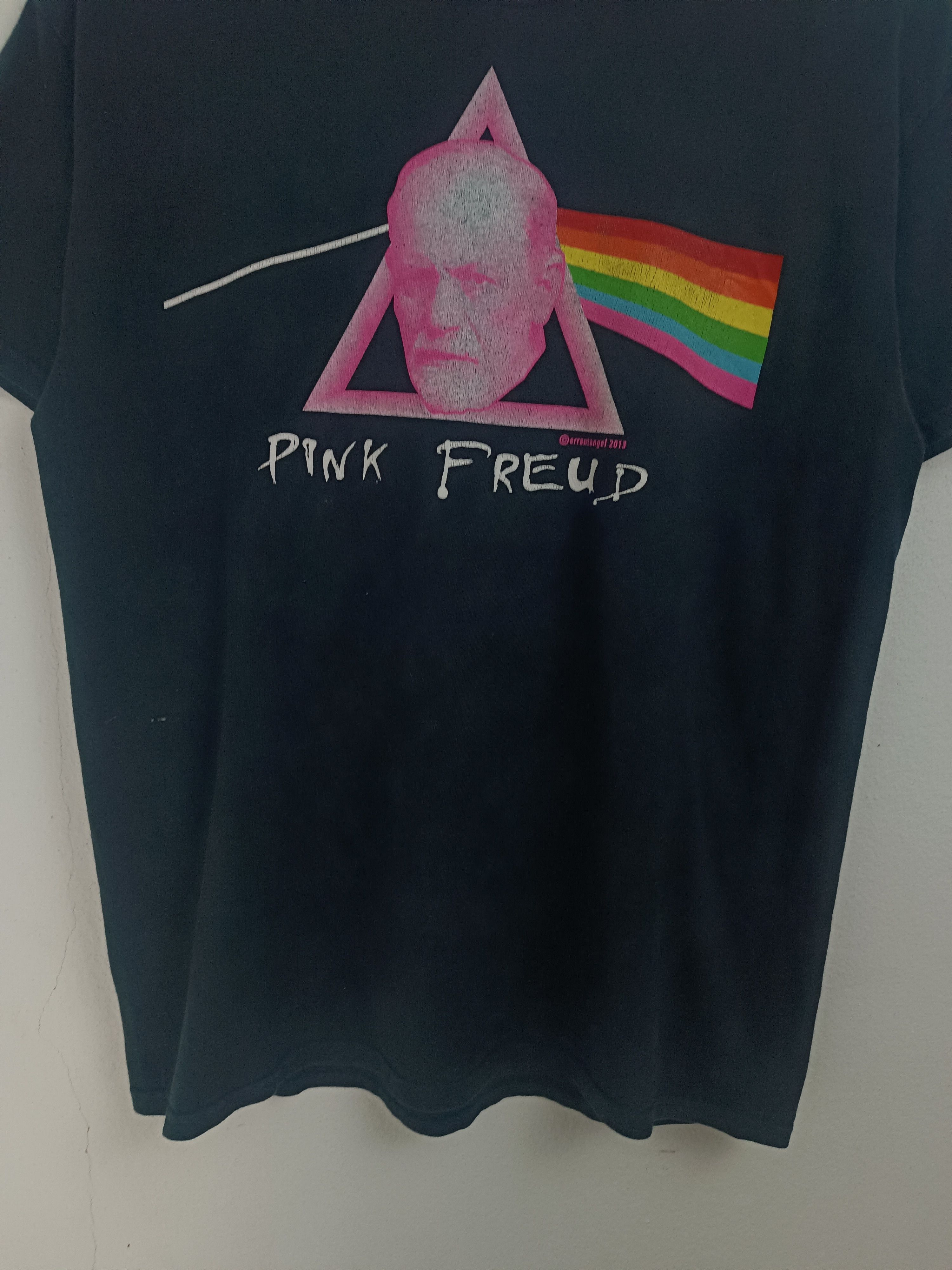 Band Tees VINTAGE 2013 PINK FREUD PINK FLOYD PARODY WALT WHITMAN Size US M / EU 48-50 / 2 - 9 Thumbnail