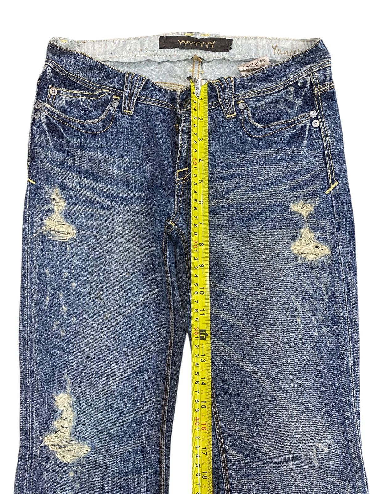 Japanese Brand Japanese Brand Whiskers Faded Wash Style Ripped Jeans Size US 28 / EU 44 - 6 Thumbnail
