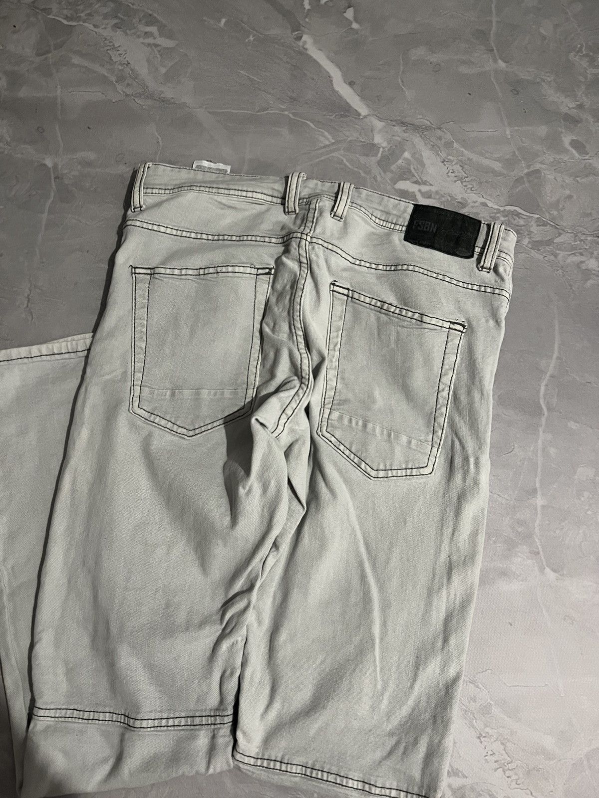 Japanese Brand Archive White Slim Zip Fit / Japanese Streetwear Vibe Size US 33 - 6 Thumbnail