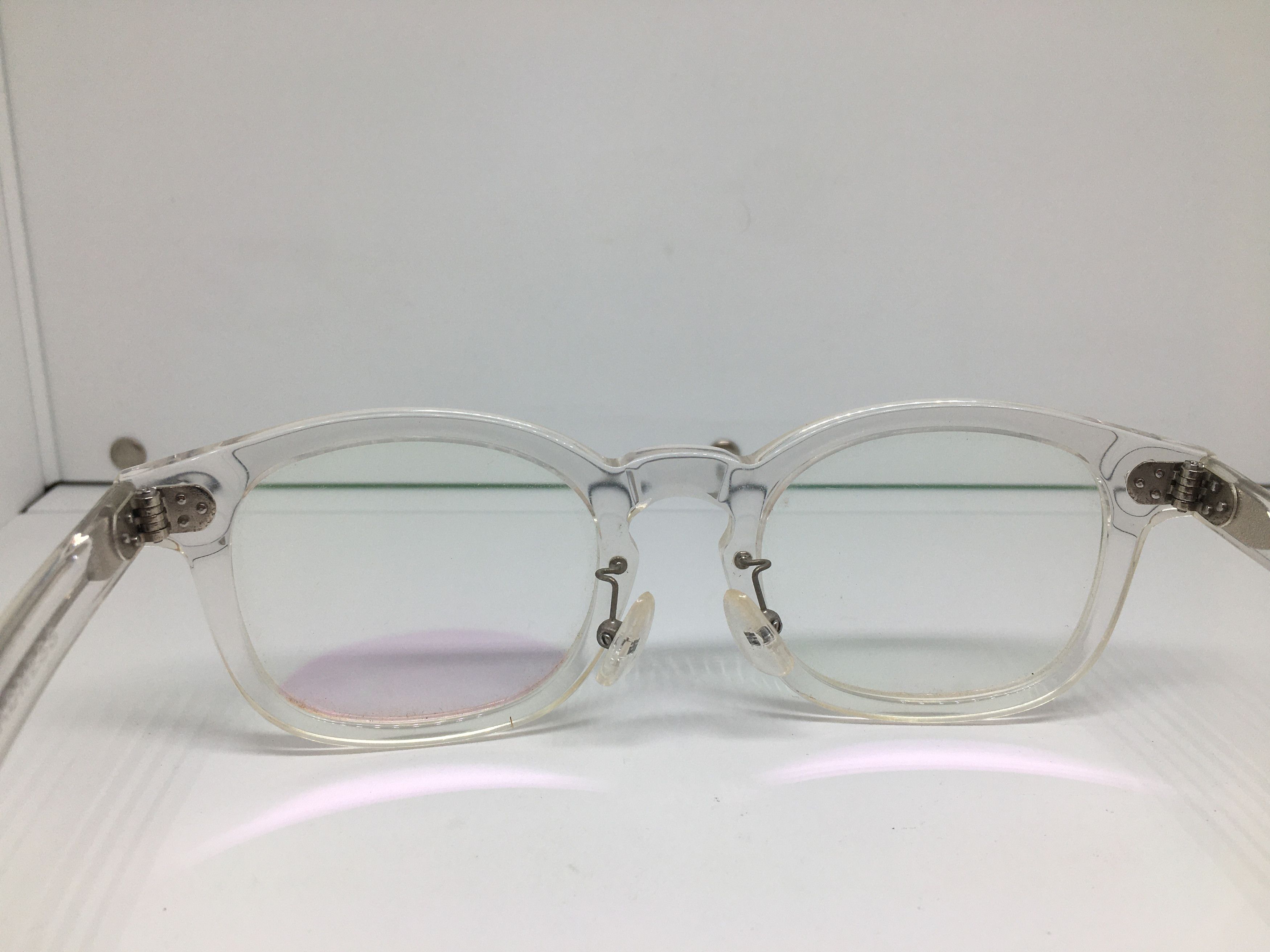 YELLOWS PLUS YELLOWS PLUS Clear Acetate Eyeglasses Frame Size ONE SIZE - 5 Thumbnail