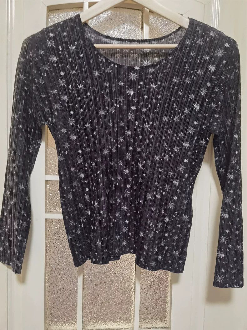 Issey Miyake issey miyake size:3 Starlight rib round-neck pullover long Size XXS / US 00 / IT 34 - 1 Thumbnail