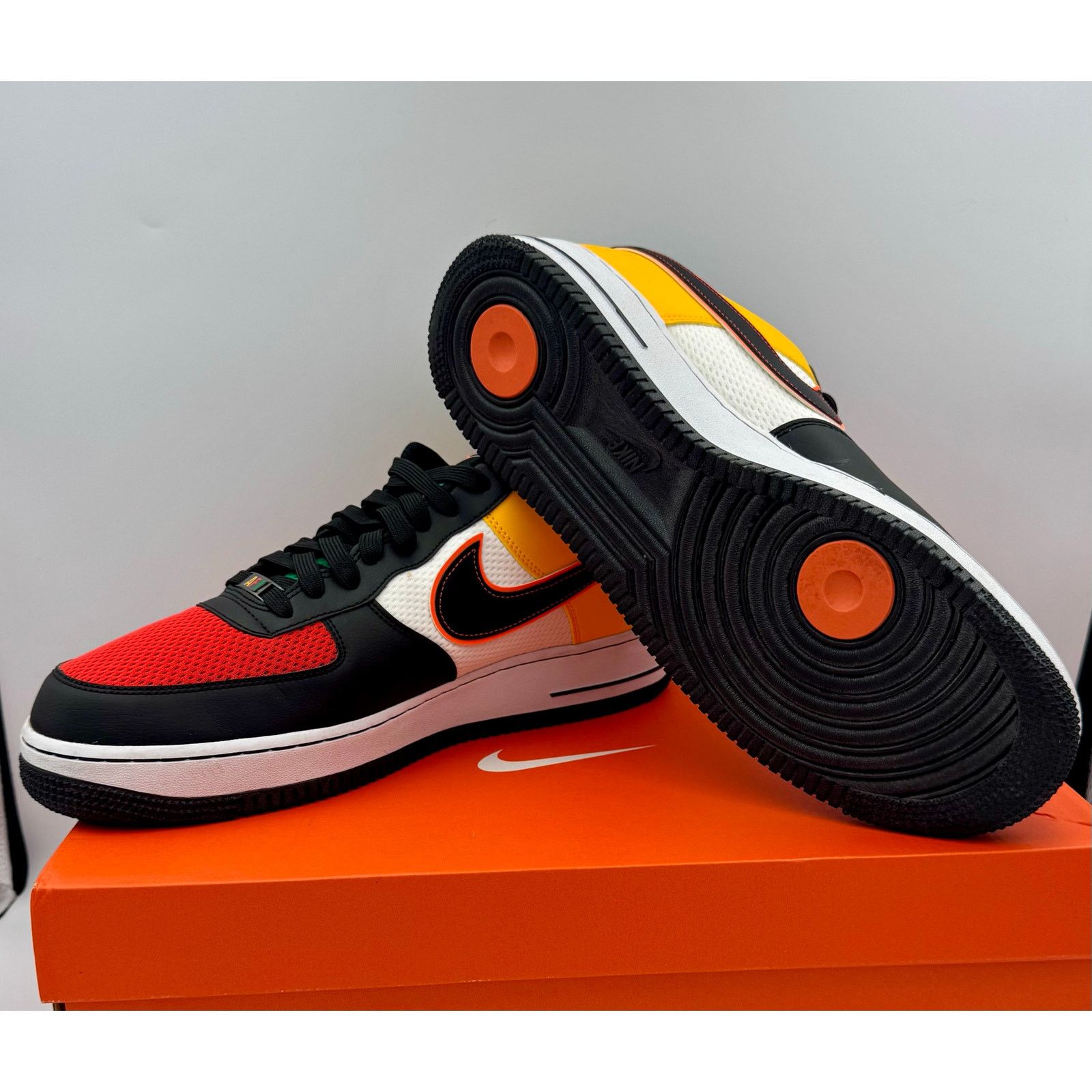 Nike AIR FORCE 1 LOW 'SUNBURST' CK9282-100 Sz11.5 preowned Size US 11.5 / EU 44-45 - 5 Thumbnail