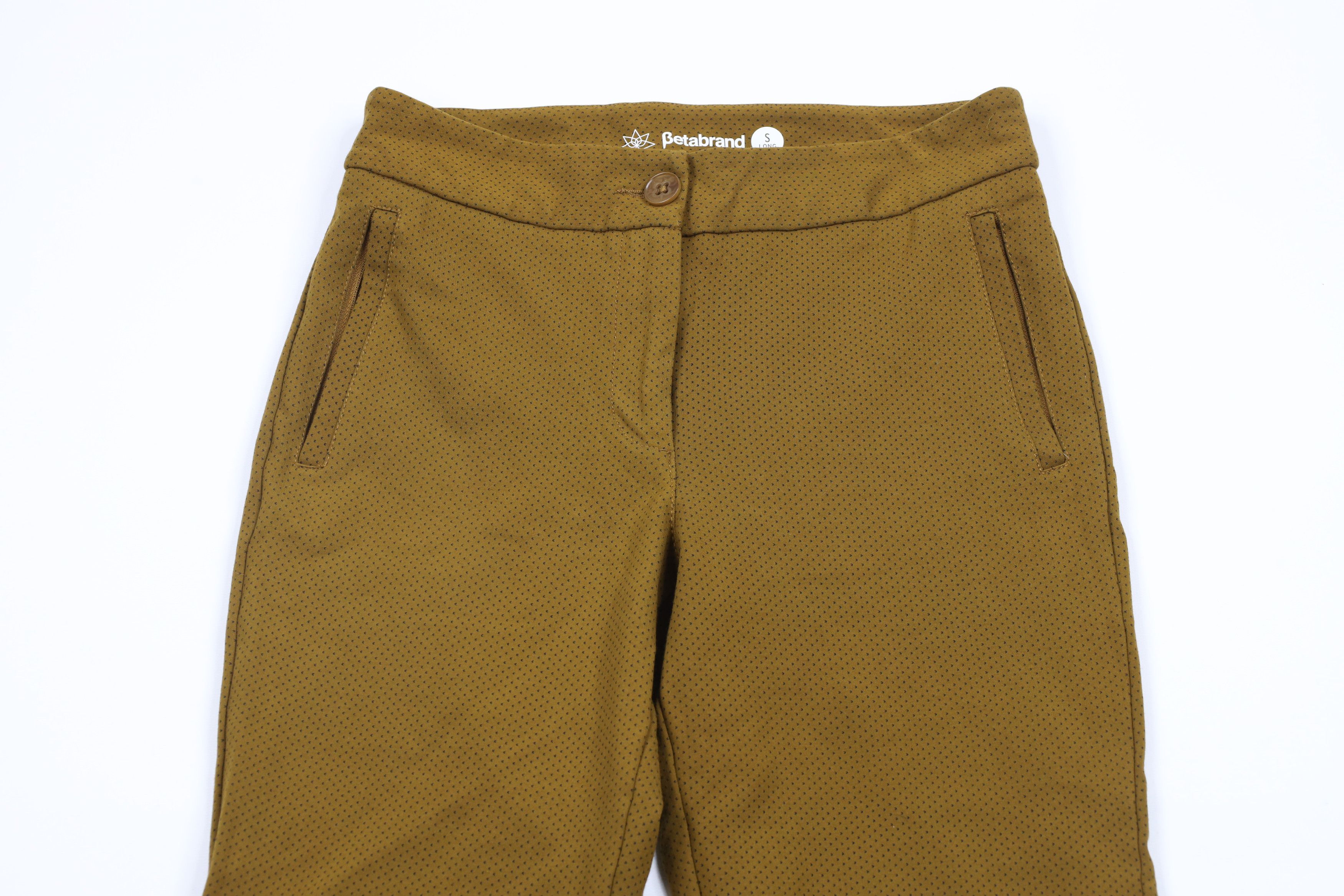 Betabrand × Vintage Betabrand Long Geometric Skinny Leg Pencil Dress Pants Size 28" / US 6 / IT 42 - 2 Thumbnail