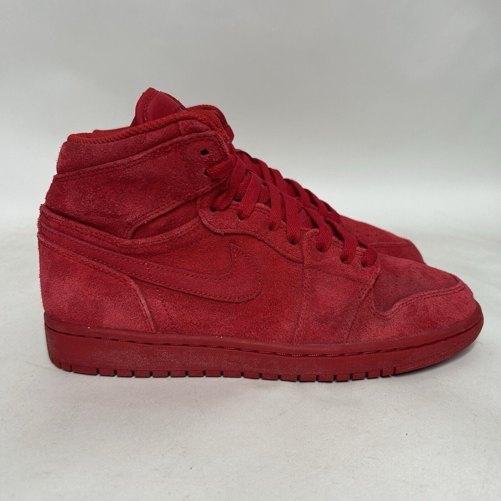 Nike Nike Air Jordan 1 Retro High OG “Red Suede” 332550-603 Size US 8 / EU 41 - 4 Thumbnail