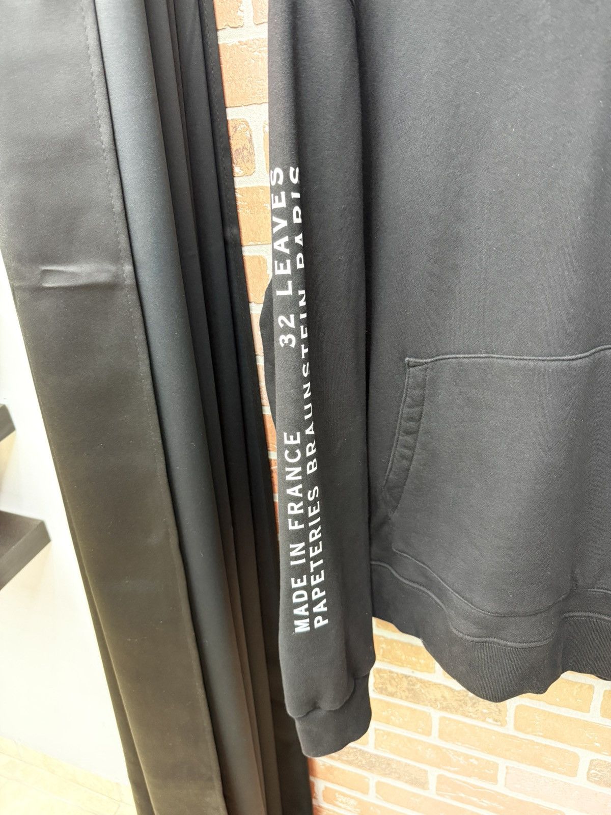 Amiri AUTHENTIC AMIRI x Zig Zag Cotton Black Hoodie Men XXX Large Size US XXL / EU 58 / 5 - 10 Thumbnail
