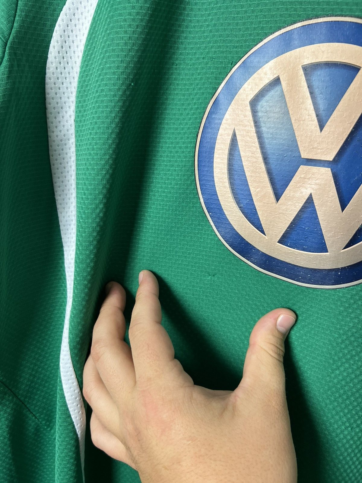 Adidas Rare Adidas Wolfsburg 2009 - 2010 Bundesliga VFL Away Jersey Size US XL / EU 56 / 4 - 10 Thumbnail