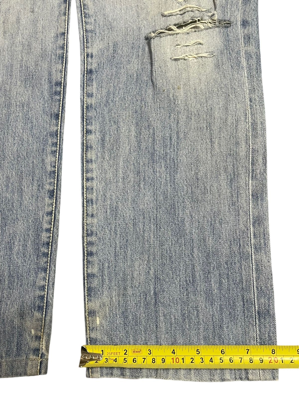 14th Addiction Vintage Japanese Brand Blue Wash Distressed Style Jeans Size US 34 / EU 50 - 16 Thumbnail