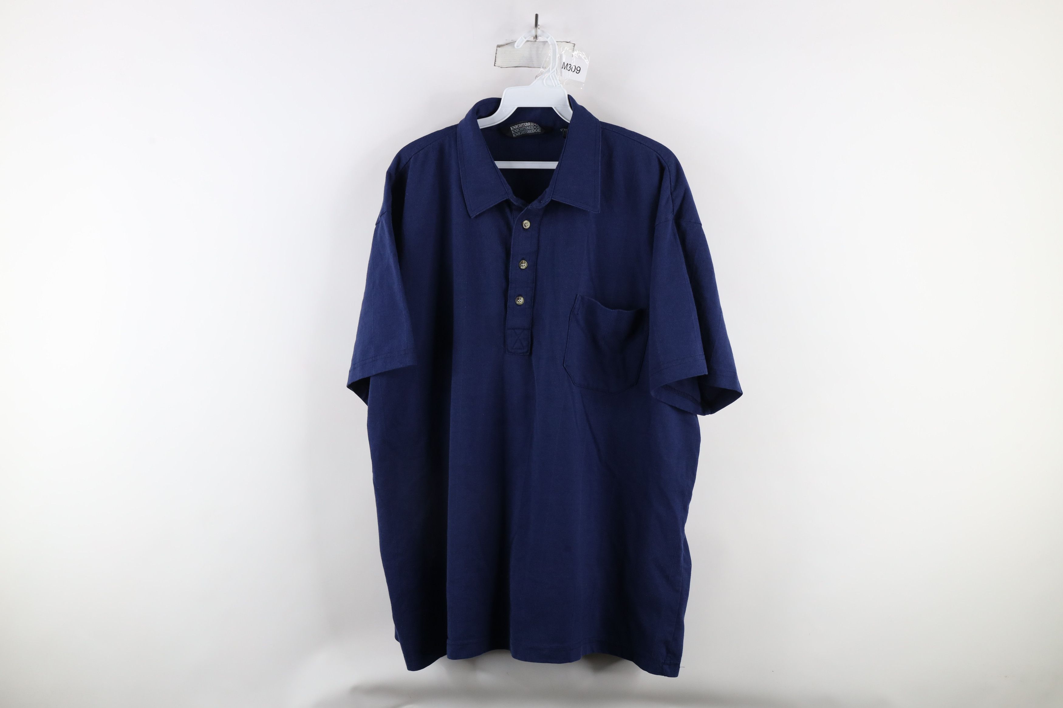 Vintage Vintage 90s Streetwear Knit Short Sleeve Collared Polo Shirt Size US XL / EU 56 / 4 - 1 Thumbnail