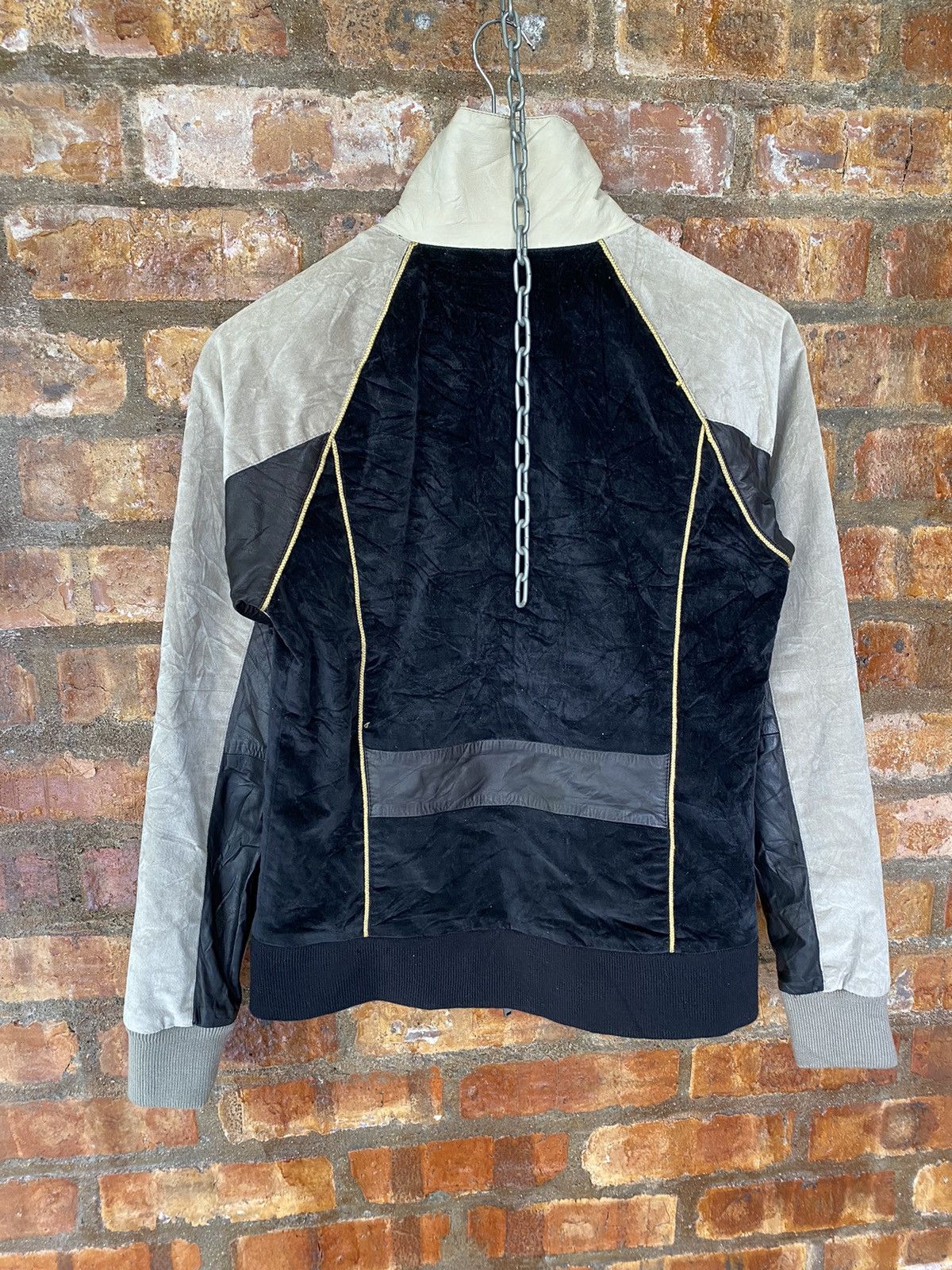 02DERIV. 02 Deriv Leather and velvet Jacket Size US S / EU 44-46 / 1 - 9 Thumbnail