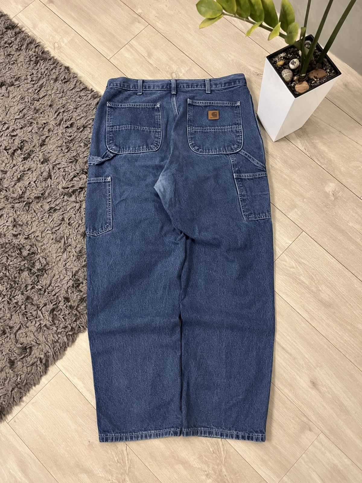 Carhartt 🔥90’s Carhartt Double Knee Cargo Y2k Carpenters Work Pants Size US 36 / EU 52 - 1 Thumbnail