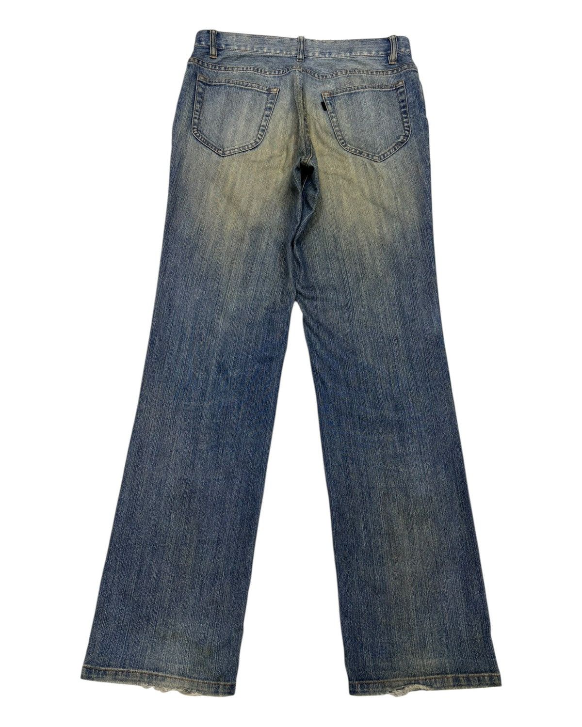 Yohji Yamamoto 🔥D’URBAN RUSTY DENIM MUD WASH LOOSE FIT JEANS Size US 32 / EU 48 - 2 Thumbnail