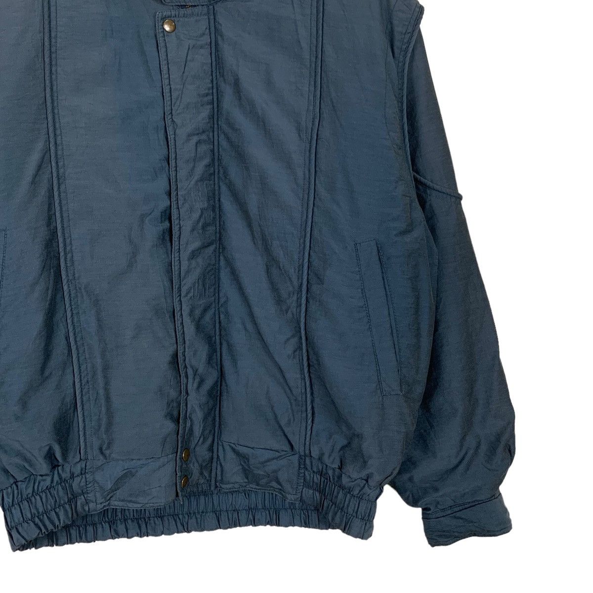 Japanese Brand LONE RICH Blue Parachute Bomber Jacket #1097-C50 Size US L / EU 52-54 / 3 - 4 Thumbnail