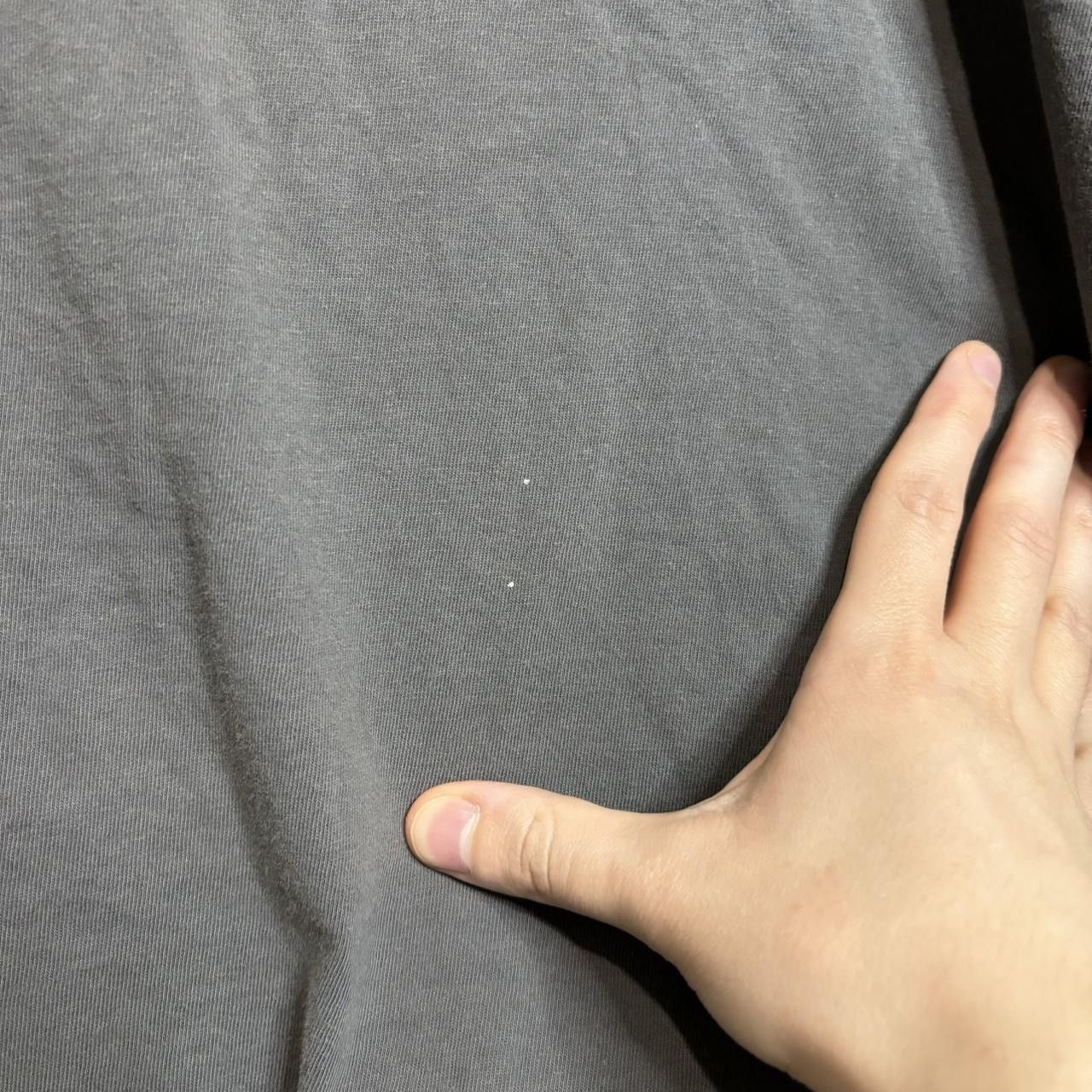 Nike × Vintage Nike Trashed Faded Grey Big Swoosh Graphic Tee Size US XL / EU 56 / 4 - 5 Thumbnail