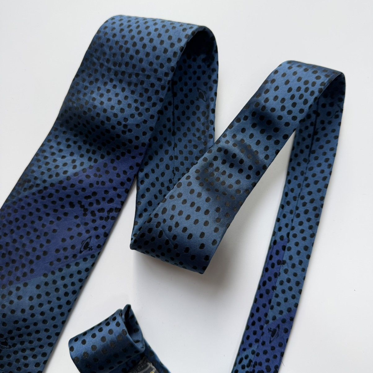 Vivienne Westwood 2000s Vivienne Westwood Logo Ombre Polka Dot Tie Size ONE SIZE - 3 Thumbnail