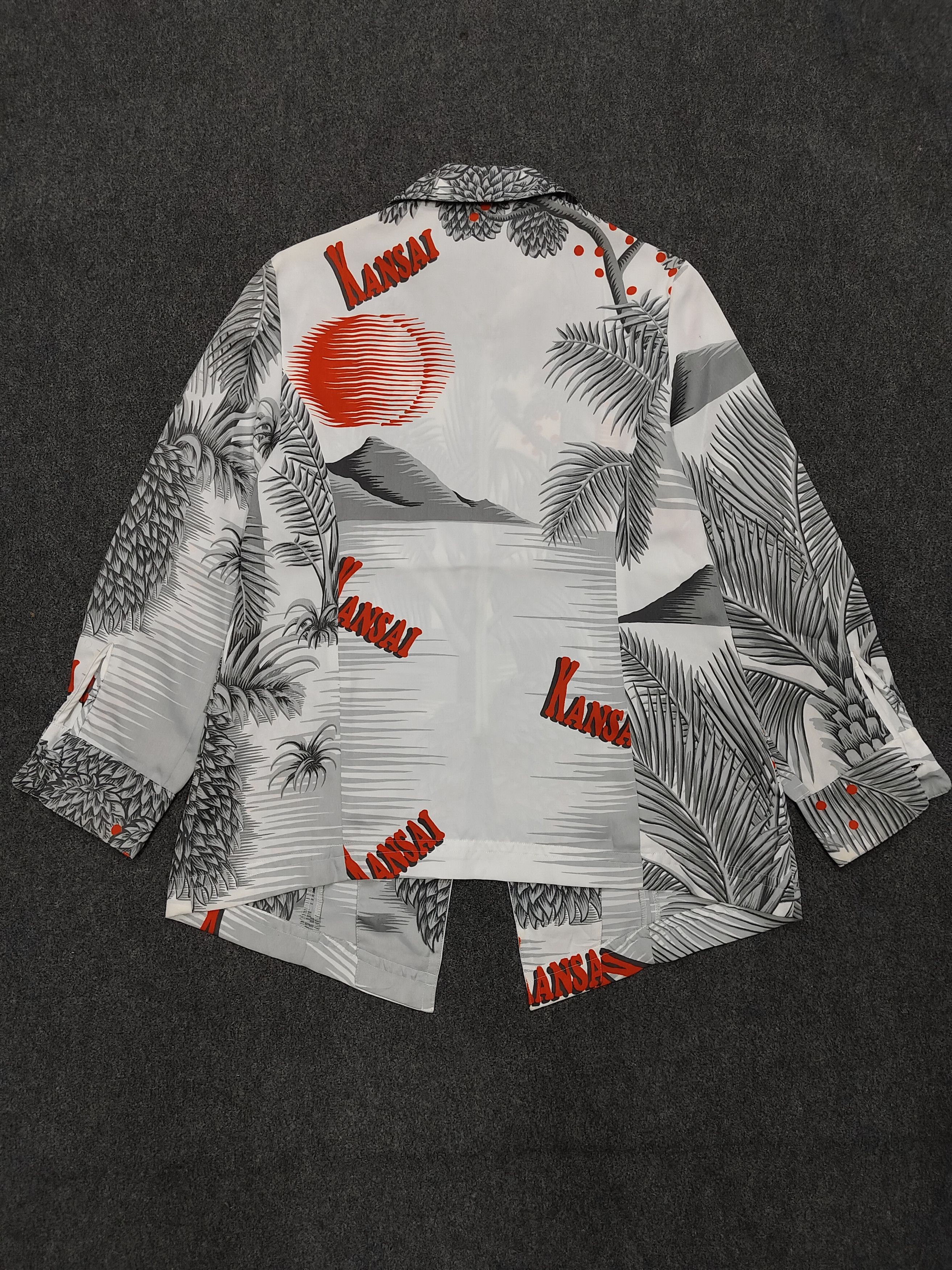 Kansai Yamamoto 90s Kansai Yamamoto- Archive Summer Sunset Art Zip Shirt Size US M / EU 48-50 / 2 - 6 Thumbnail