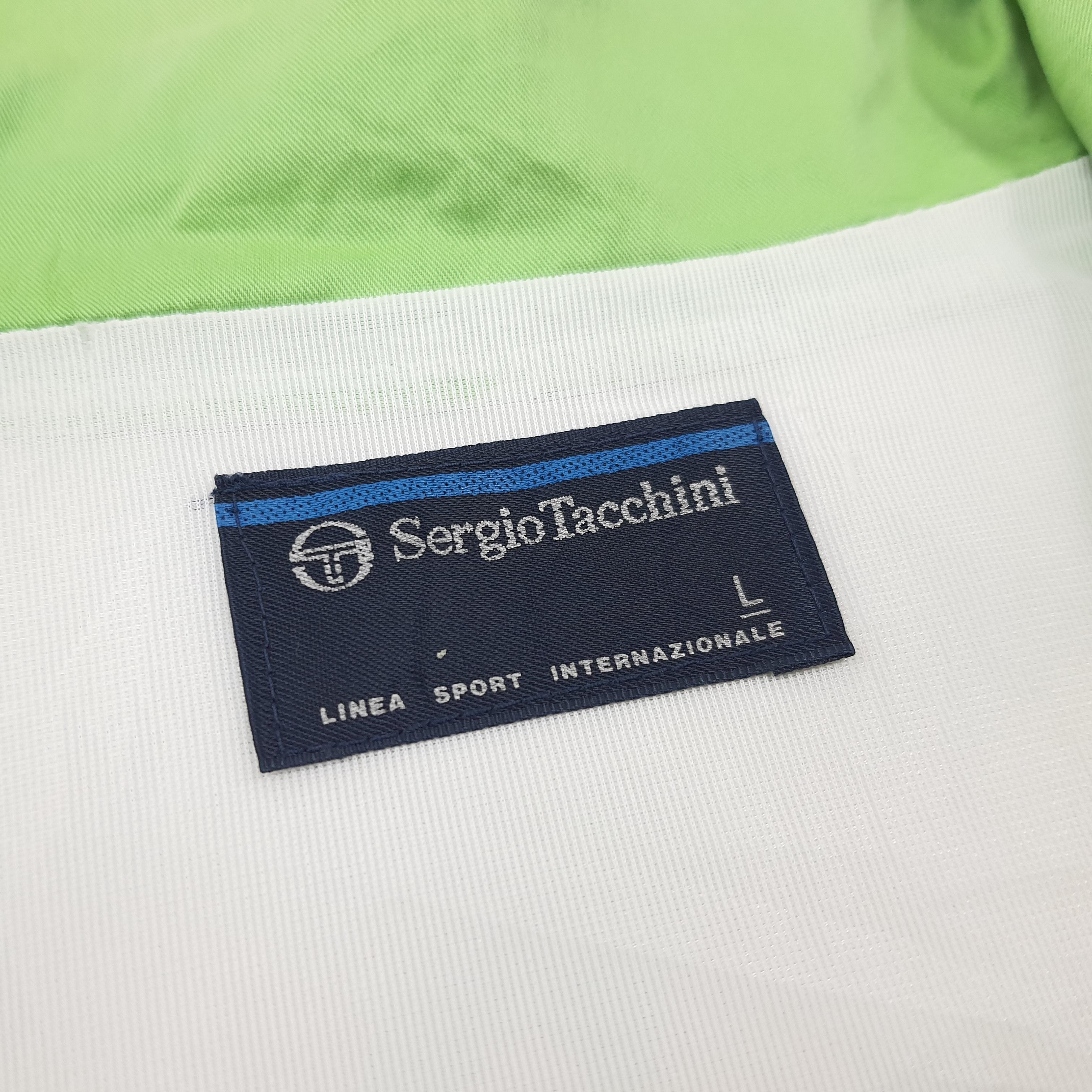 Sergio Tacchini × Vintage Vintage Sergio Tacchini Zipper Jacket Size US L / EU 52-54 / 3 - 6 Thumbnail