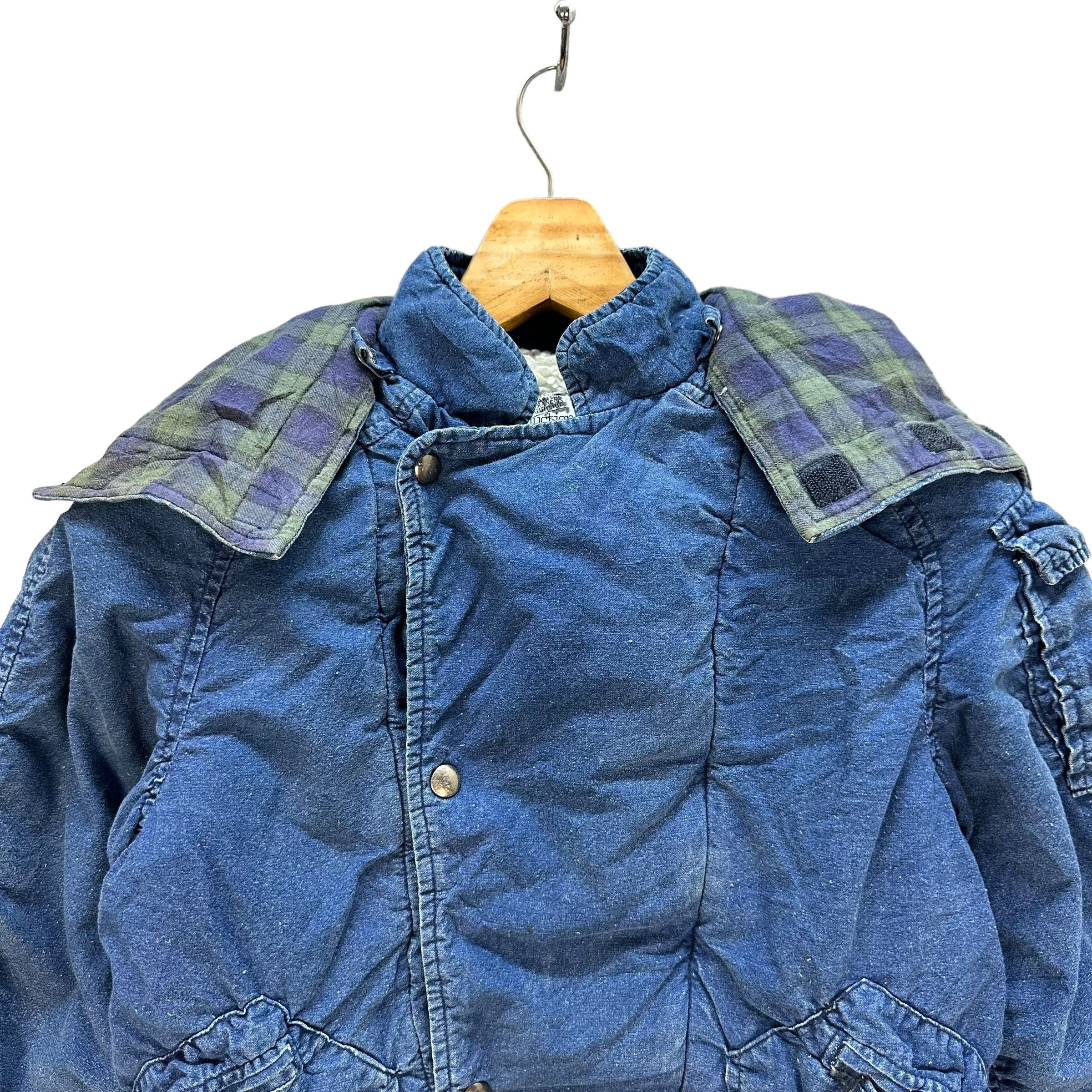 Marithe + Francois Girbaud RARE 80's MFG Production Enfant Sherpa Jacket #A49-1138 Size US XXS / EU 40 - 2 Thumbnail