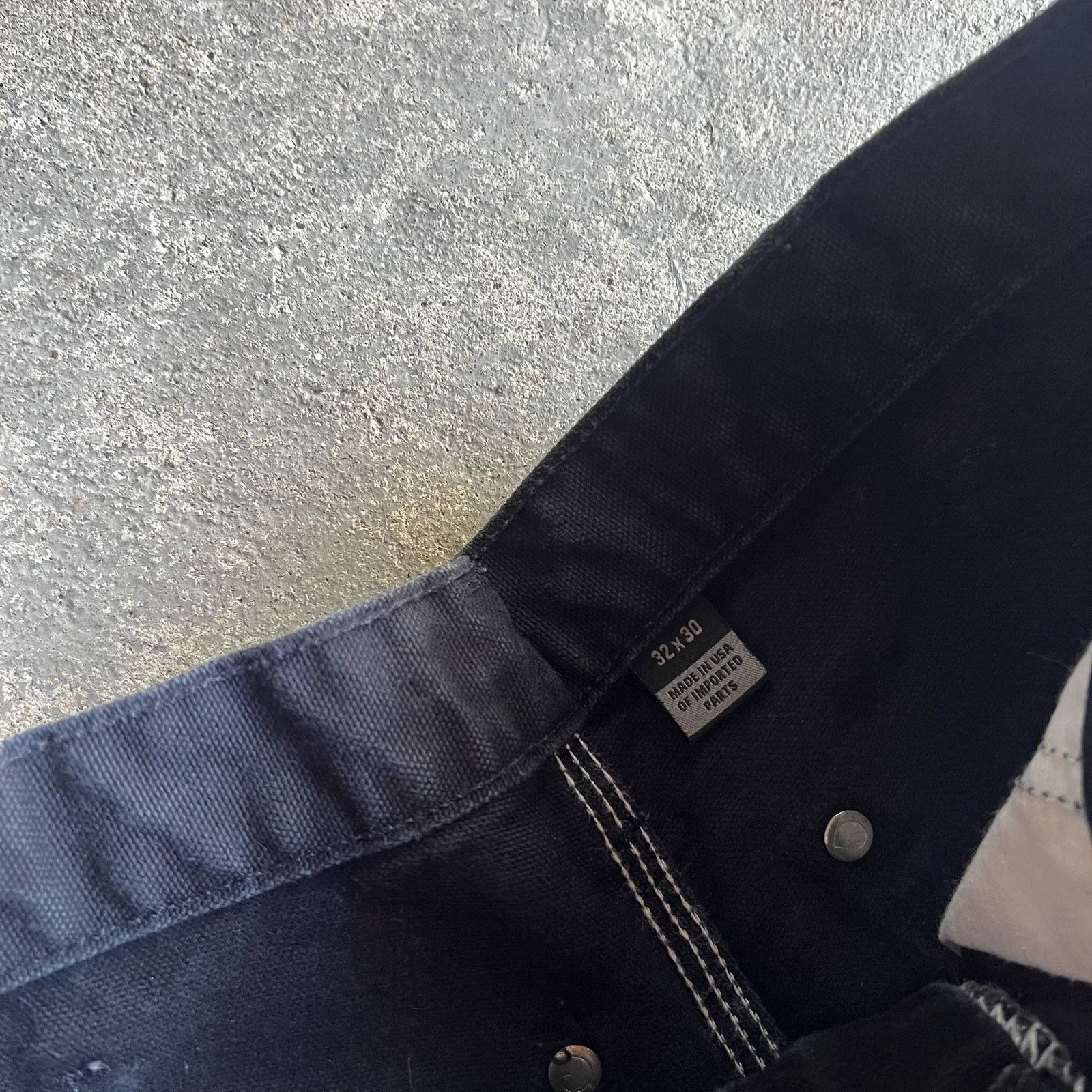 Carhartt × Vintage Carhartt black double knee work wear carpenter pants Size US 29 - 5 Thumbnail