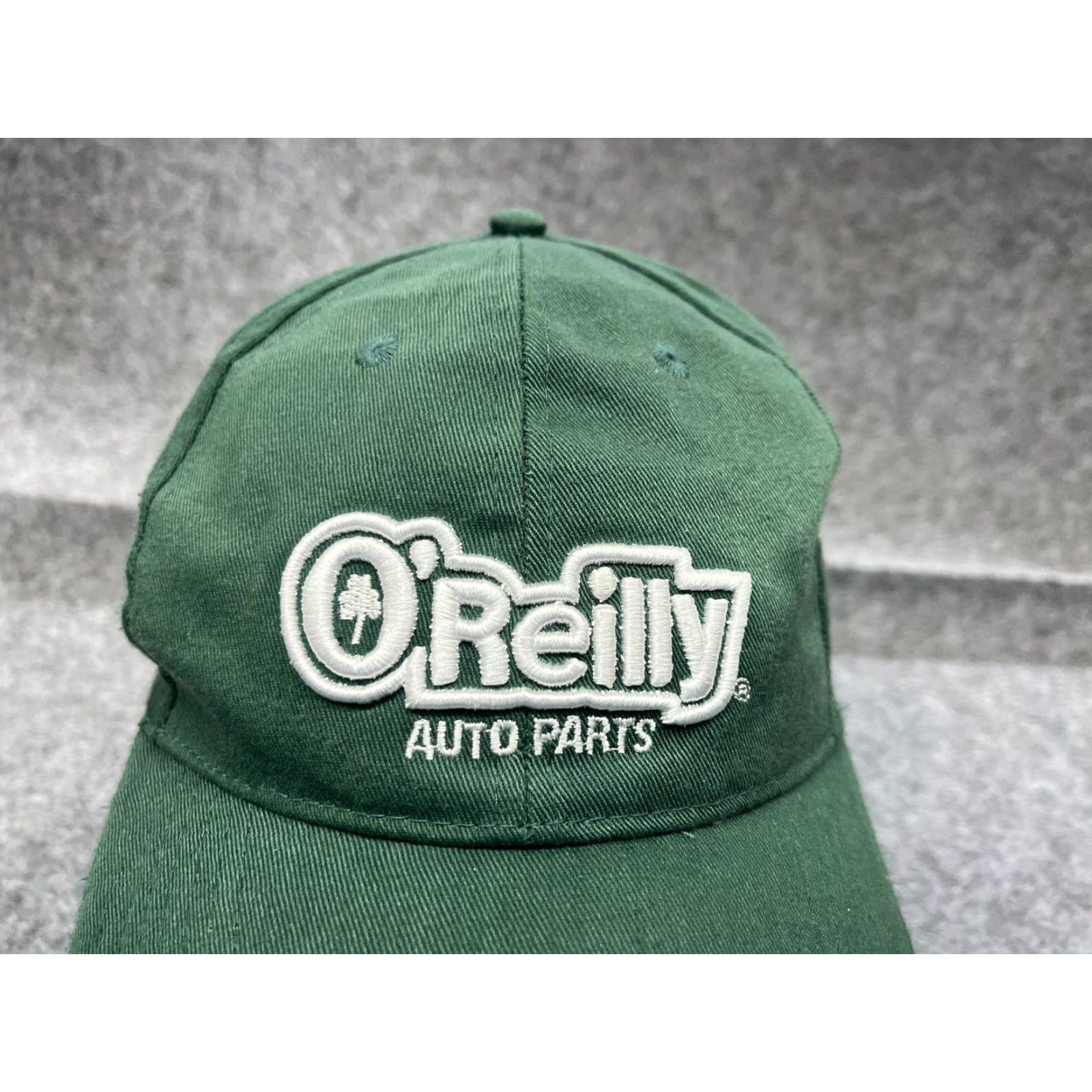 Vintage O'Reilly Auto Parts Hat Cap Strap Back Adult One Size Green Cotton Blend Baseball Cap Mens Size ONE SIZE - 2 Thumbnail