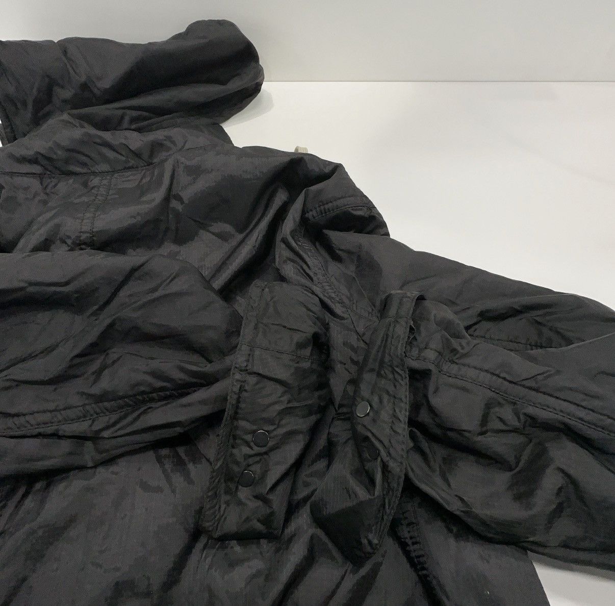Rick Owens Rick Owens DRKSHDW black cotton-blend fishtail parka Size US L / EU 52-54 / 3 - 5 Thumbnail