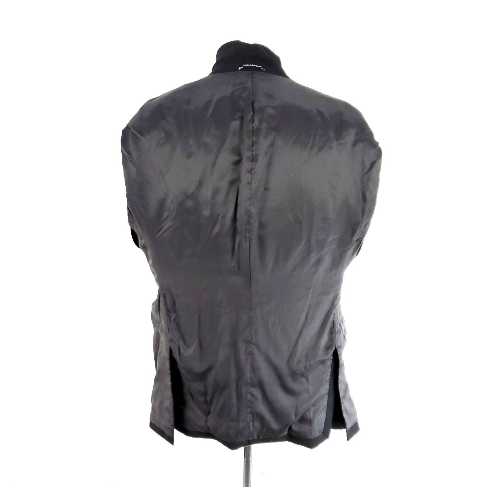 Pronto Uomo Pronto Uomo Wool 2 Button Blazer 44R Charcoal Gray Size 44R - 10 Thumbnail