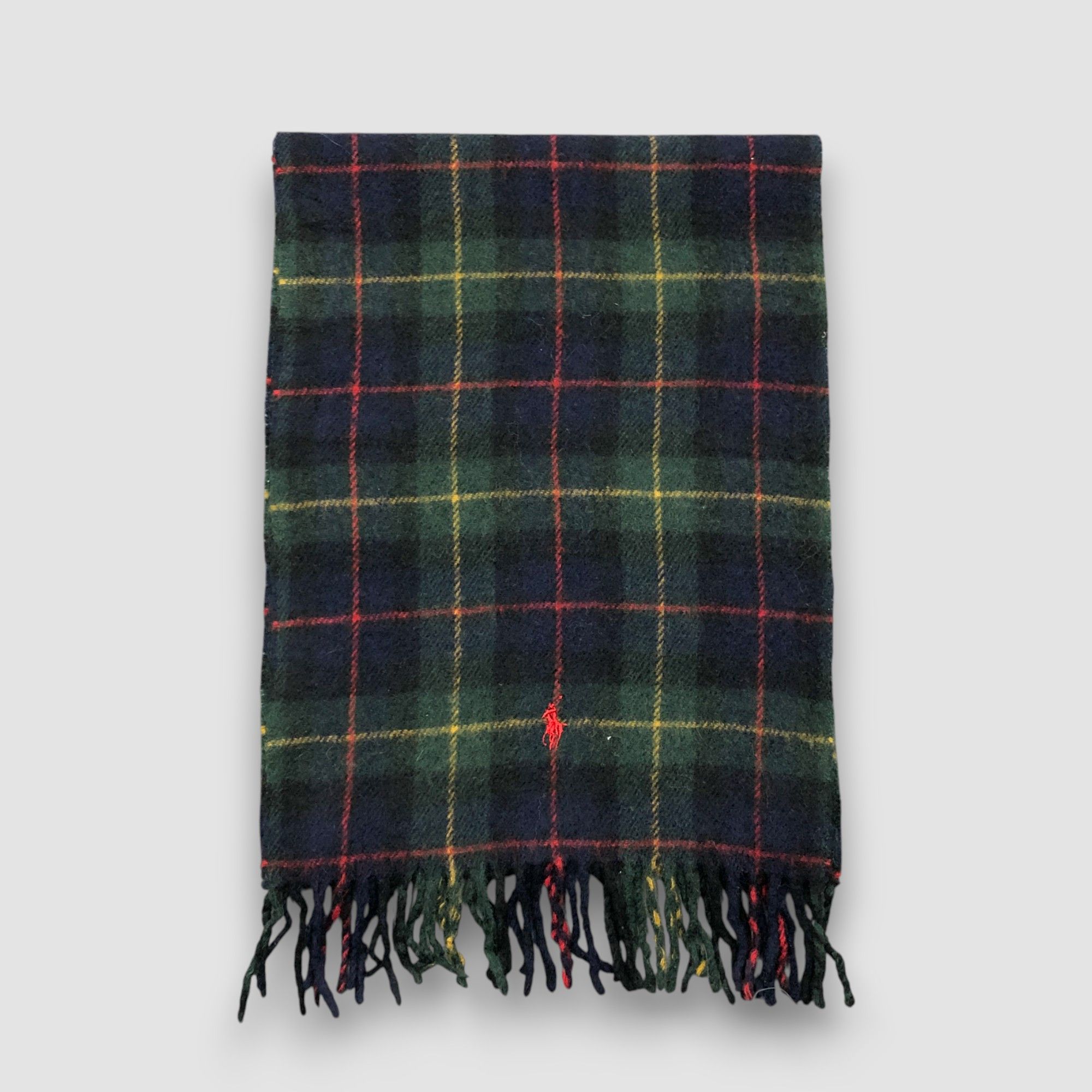 Polo Ralph Lauren Vintage Polo Ralph Lauren Scarf Muffler Wool Scarves Size ONE SIZE - 2 Thumbnail