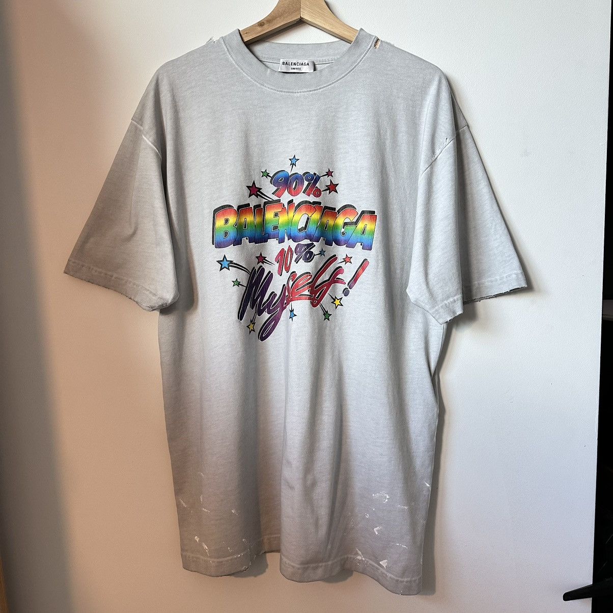 Balenciaga Balenciaga 90% Balenciaga 10% Myself 90/10 T Shirt 