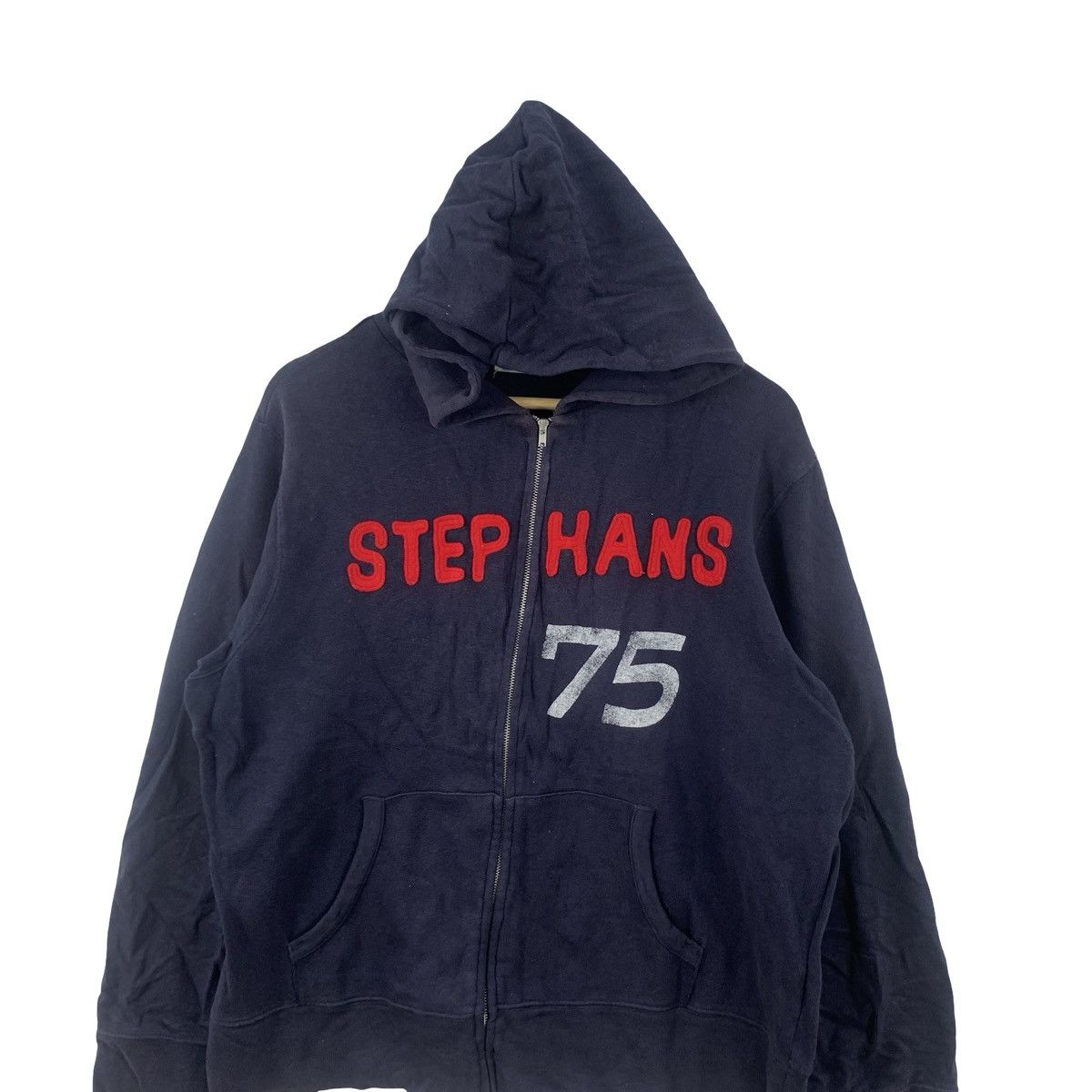 Vintage Vintage STEP HANS 75 Zip-Up Hoodie Embroidered Logo Size US M / EU 48-50 / 2 - 5 Thumbnail