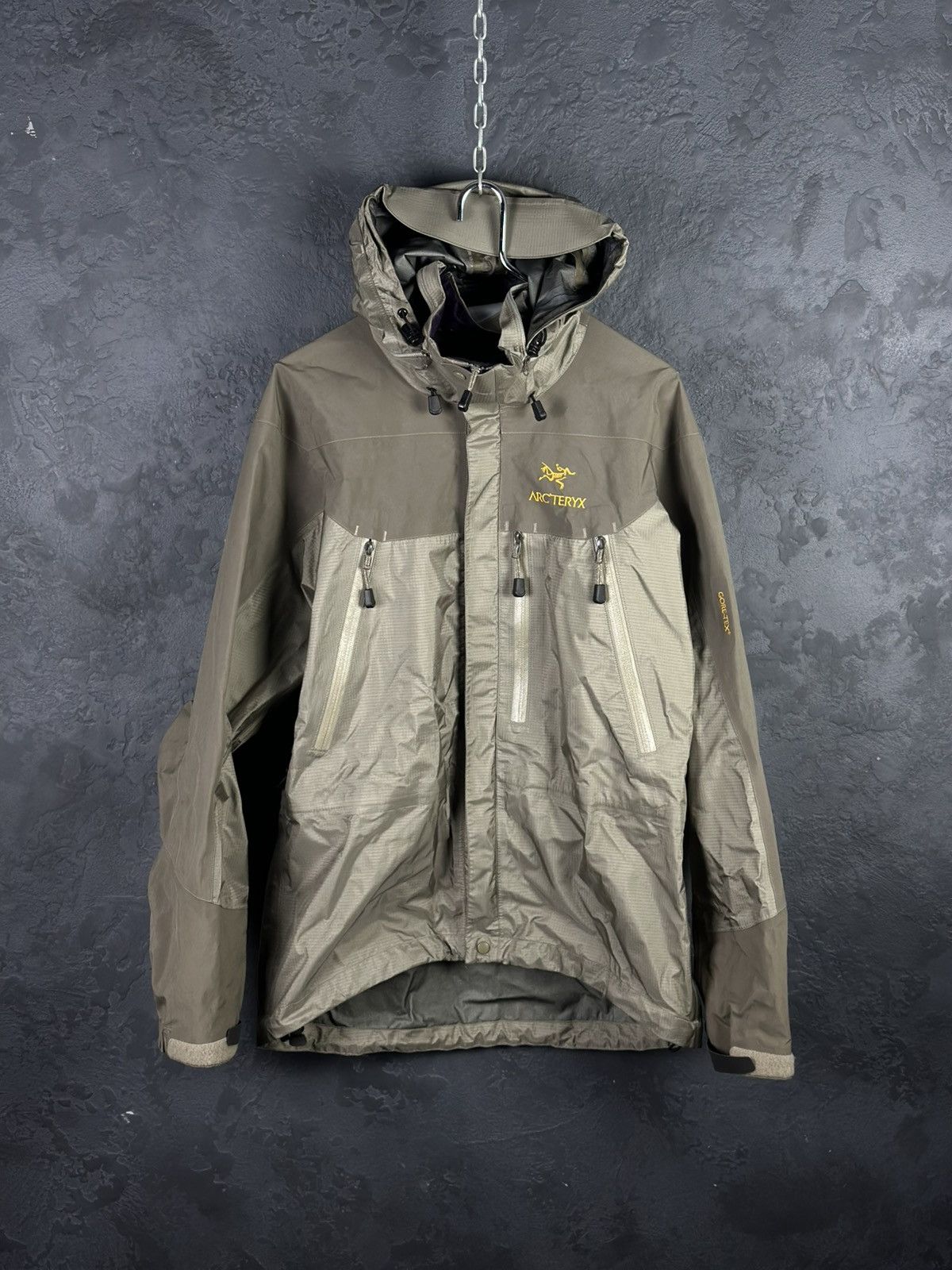Arc'teryx × Vintage Arcteryx 1999 Kappa Golden Logo 'Stone' GoreTex Jacket Rare! Size US L / EU 52-54 / 3 - 3 Thumbnail