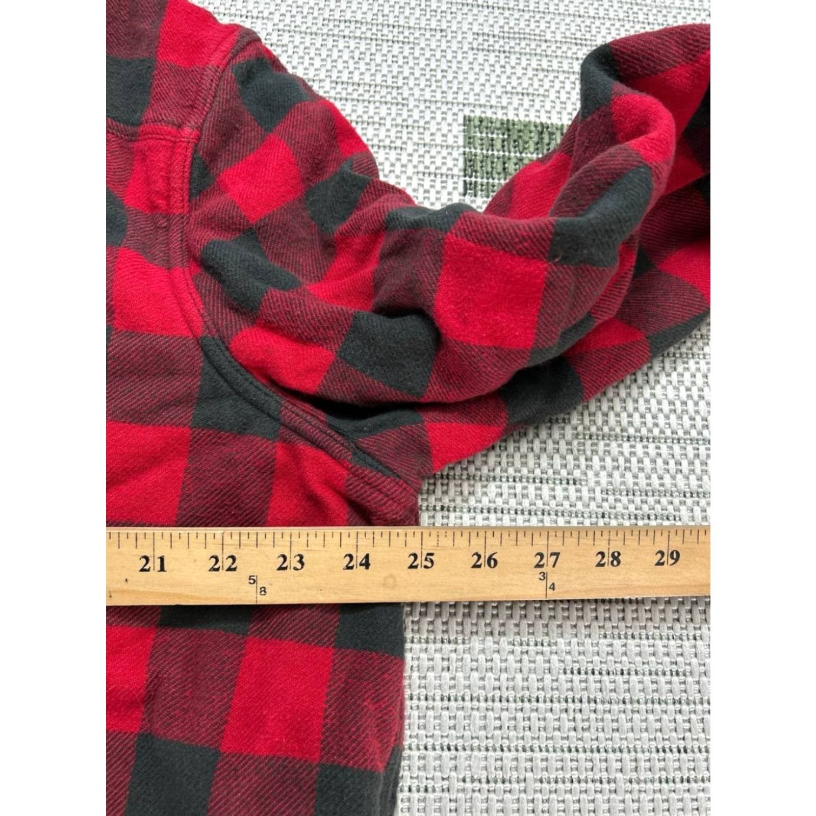 Nordstrom Nordstrom Flannel Shirt Mens XXL Red Black Cotton Button Up Size US XXL / EU 58 / 5 - 5 Thumbnail