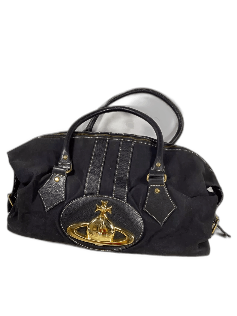 Vivienne Westwood Vivienne Westwood Boston Bag with Saturn Logo Size ONE SIZE - 7 Thumbnail