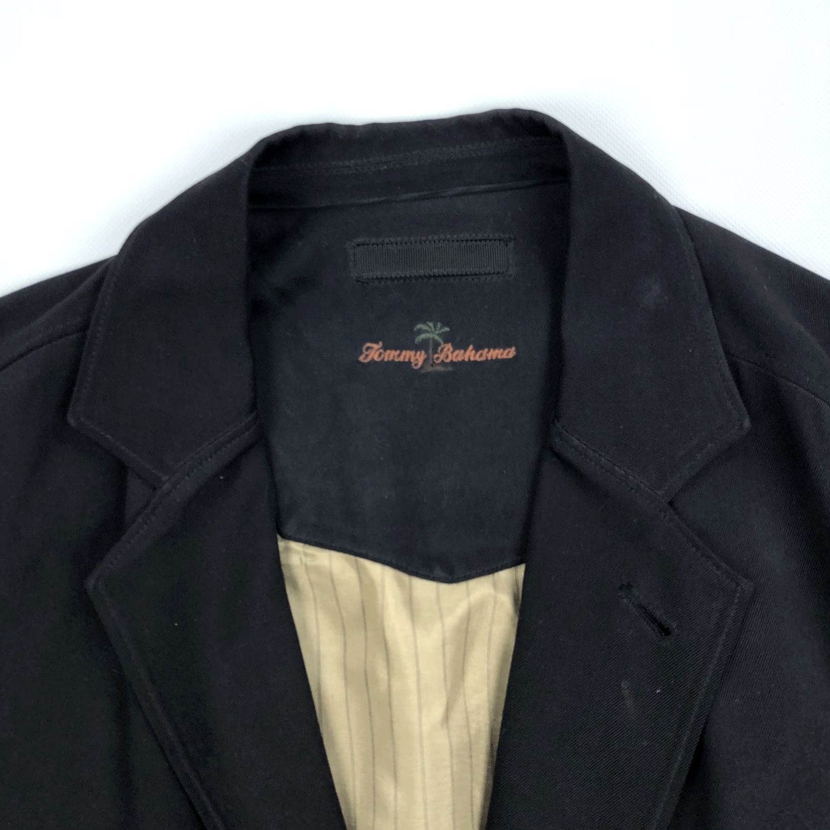 Tommy Bahama Tommy Bahama Blazer Sport Coat Jacket Black Silk 100% Silk Men S Regular Short Version? Size 36R - 2 Thumbnail
