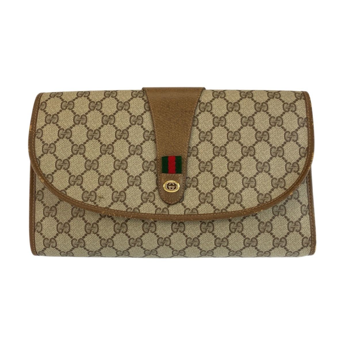 Gucci Gucci Gucci GG Supreme Canvas Clutch Bag Textile Clutch Bag 8901031 DUTY FREE for USA Size ONE SIZE - 1 Thumbnail